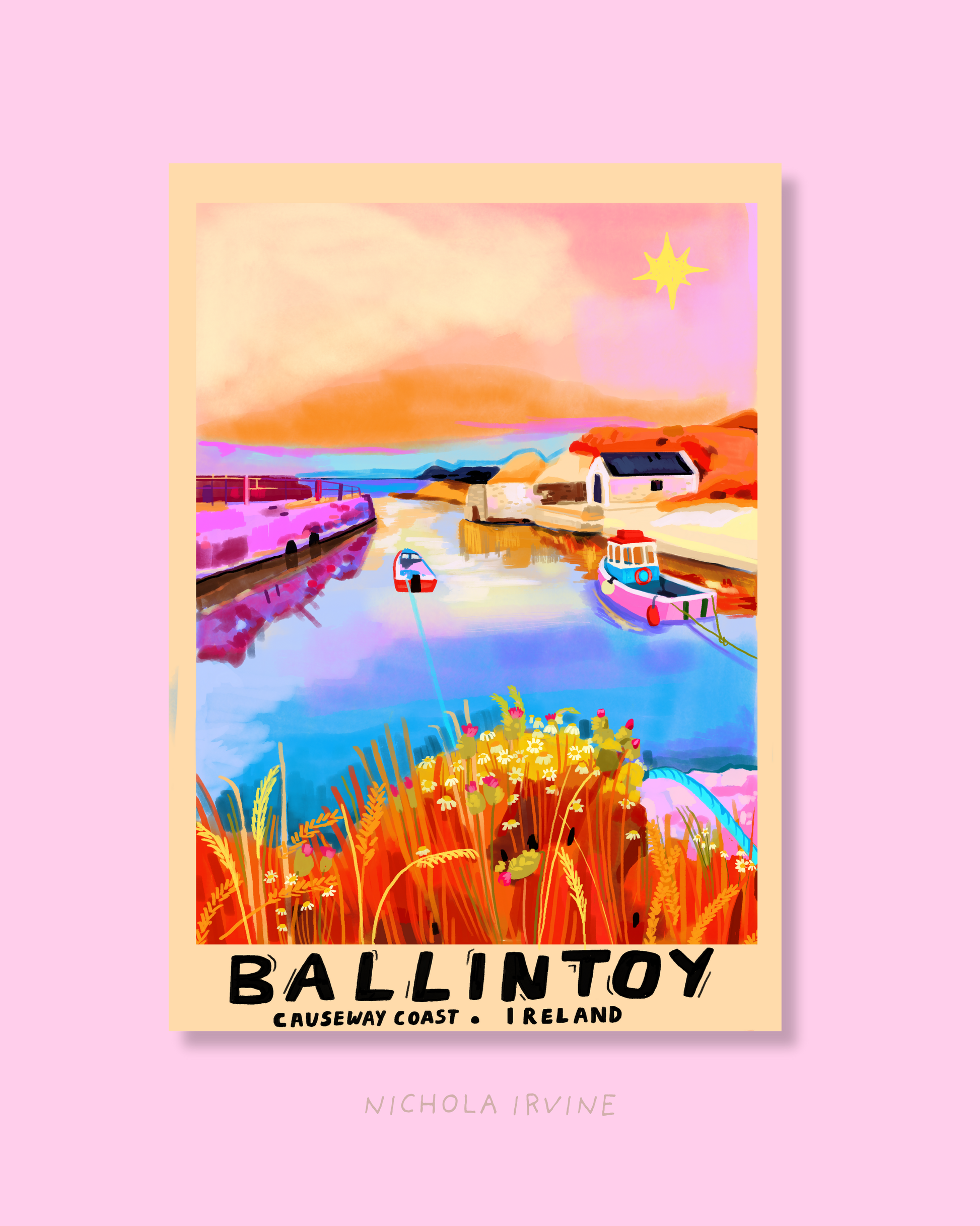 Ballintoy Art Print