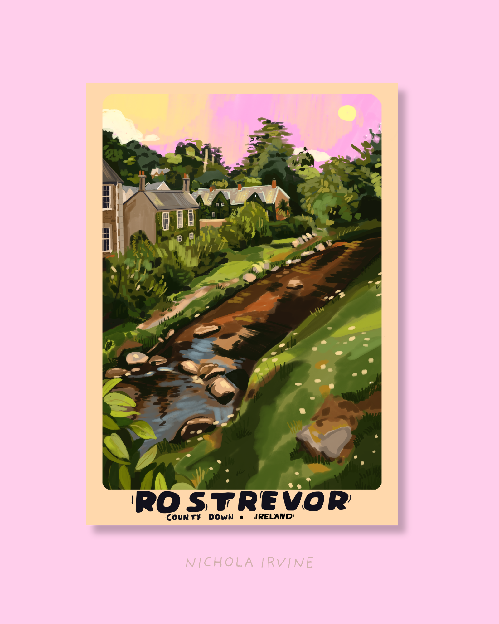 Rostrevor Ireland Art Print