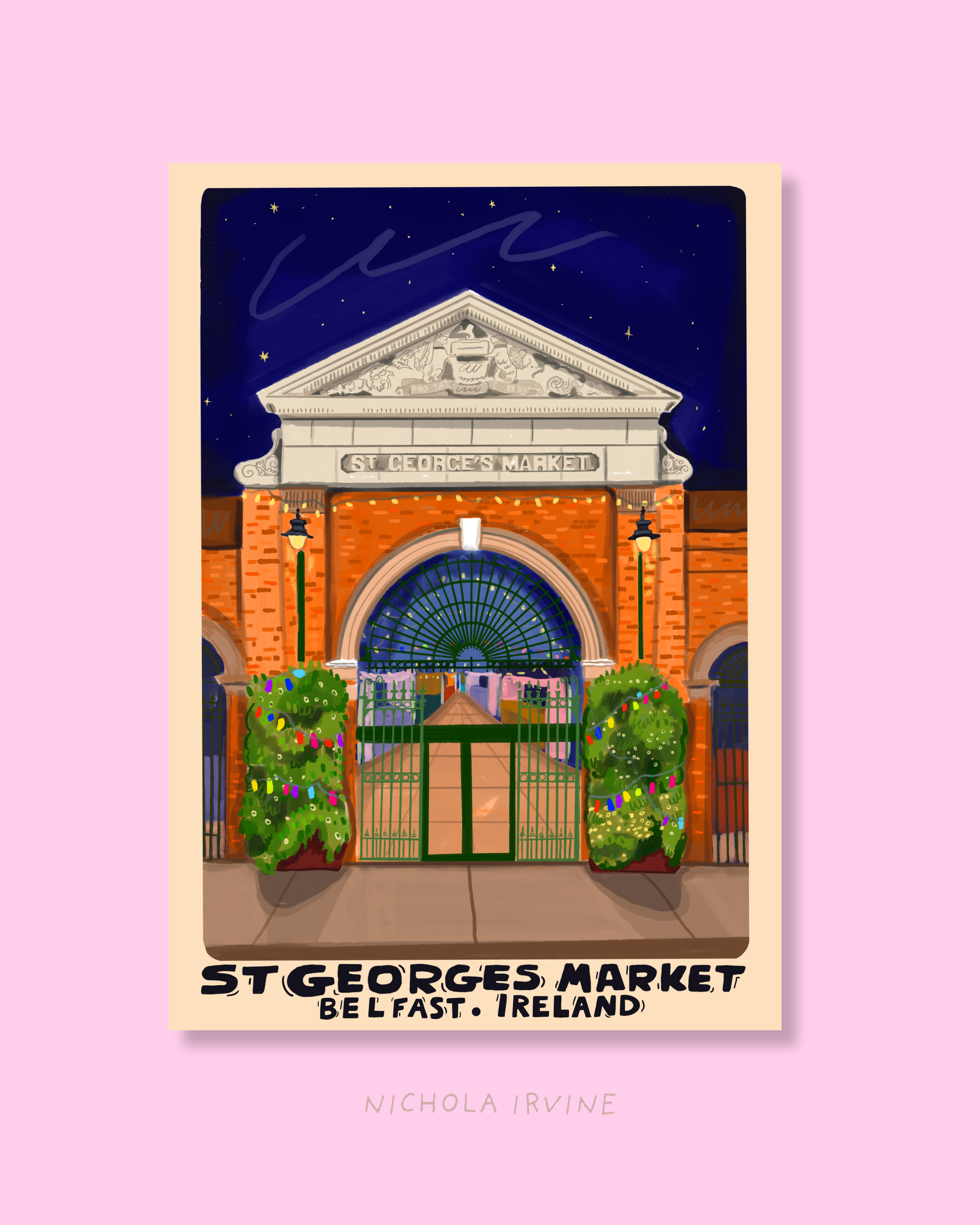St. Georges Market, Belfast Art Print