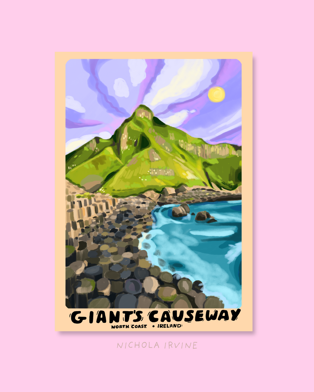Giants Causeway Ireland Art Print