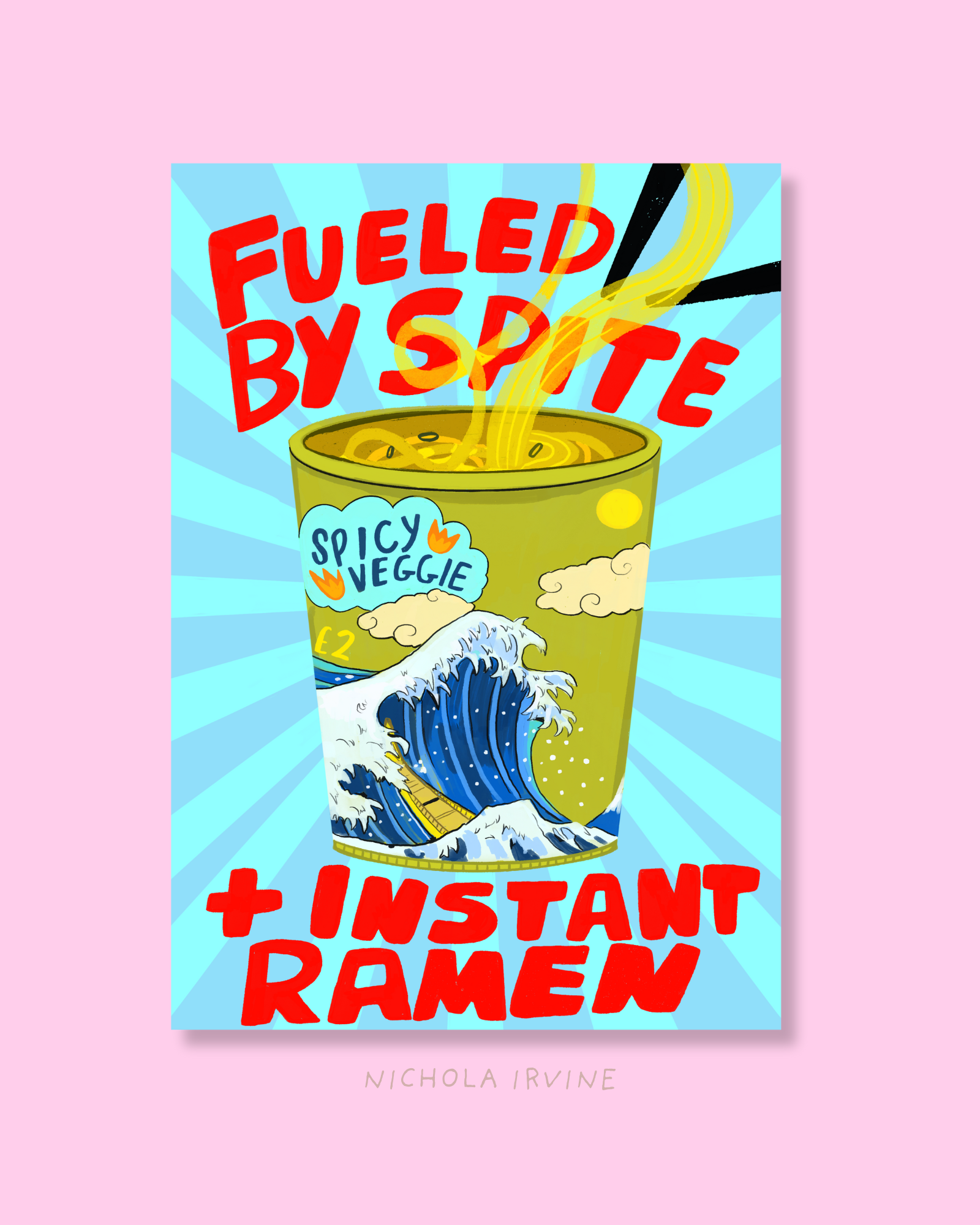 Instant Ramen Art Print