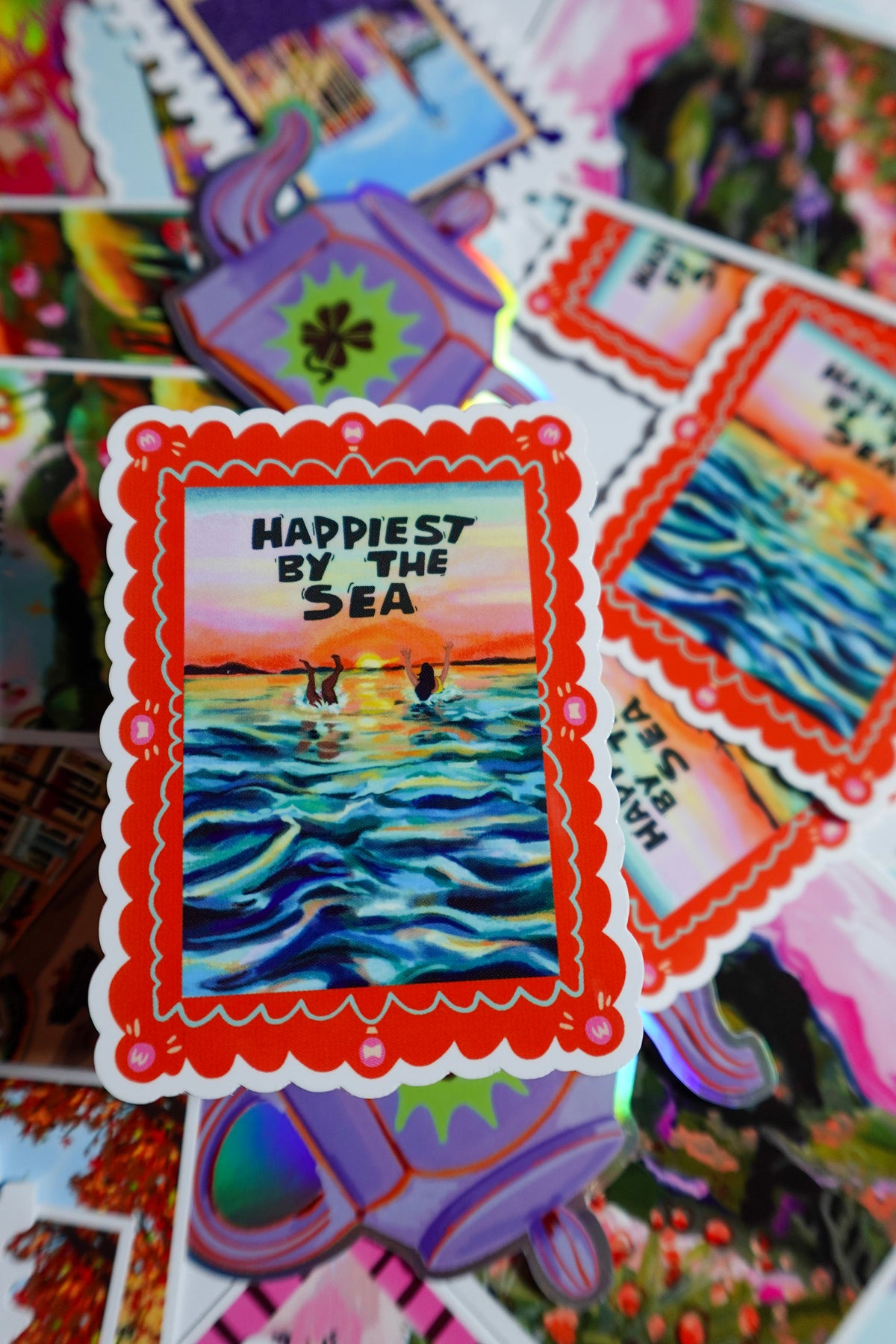 Sea-swimming Vinyl Sticker