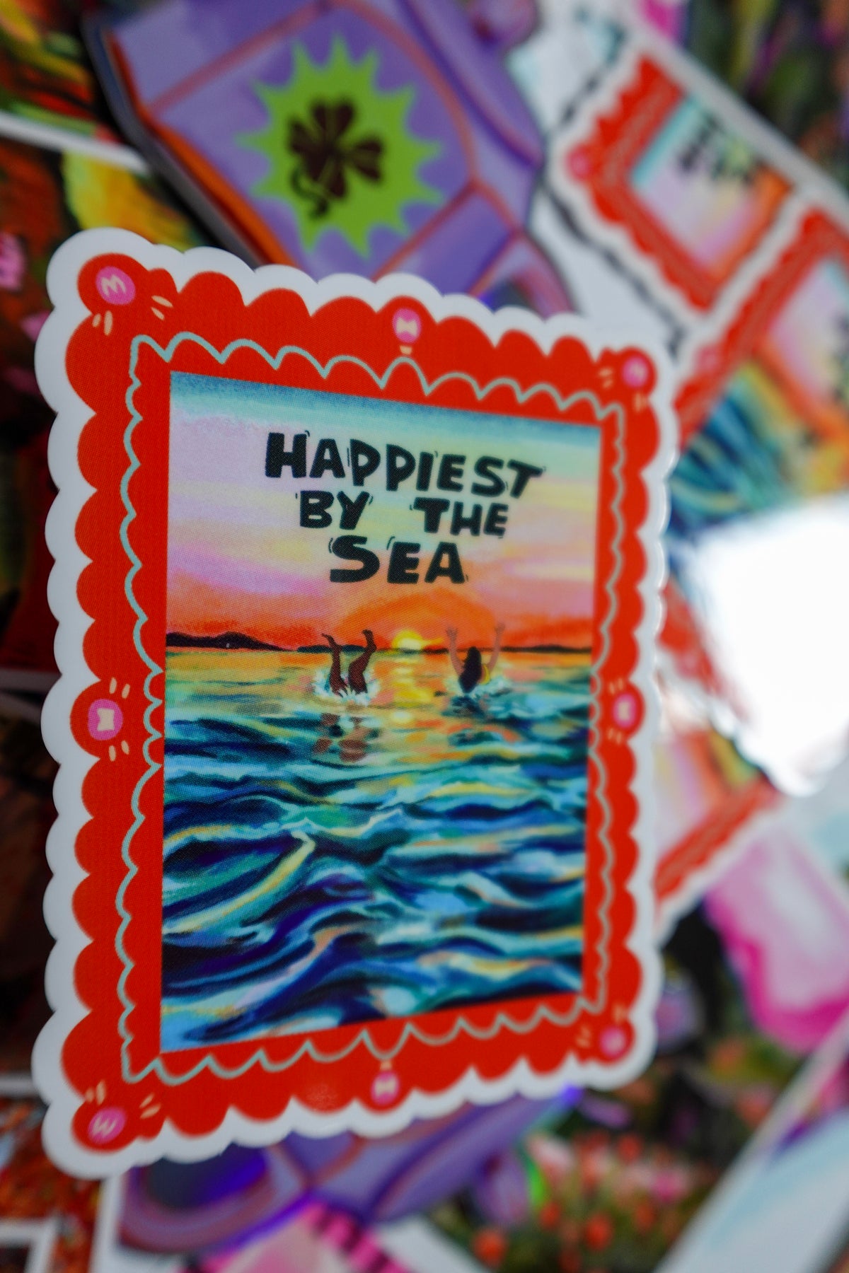 Sea-swimming Vinyl Sticker