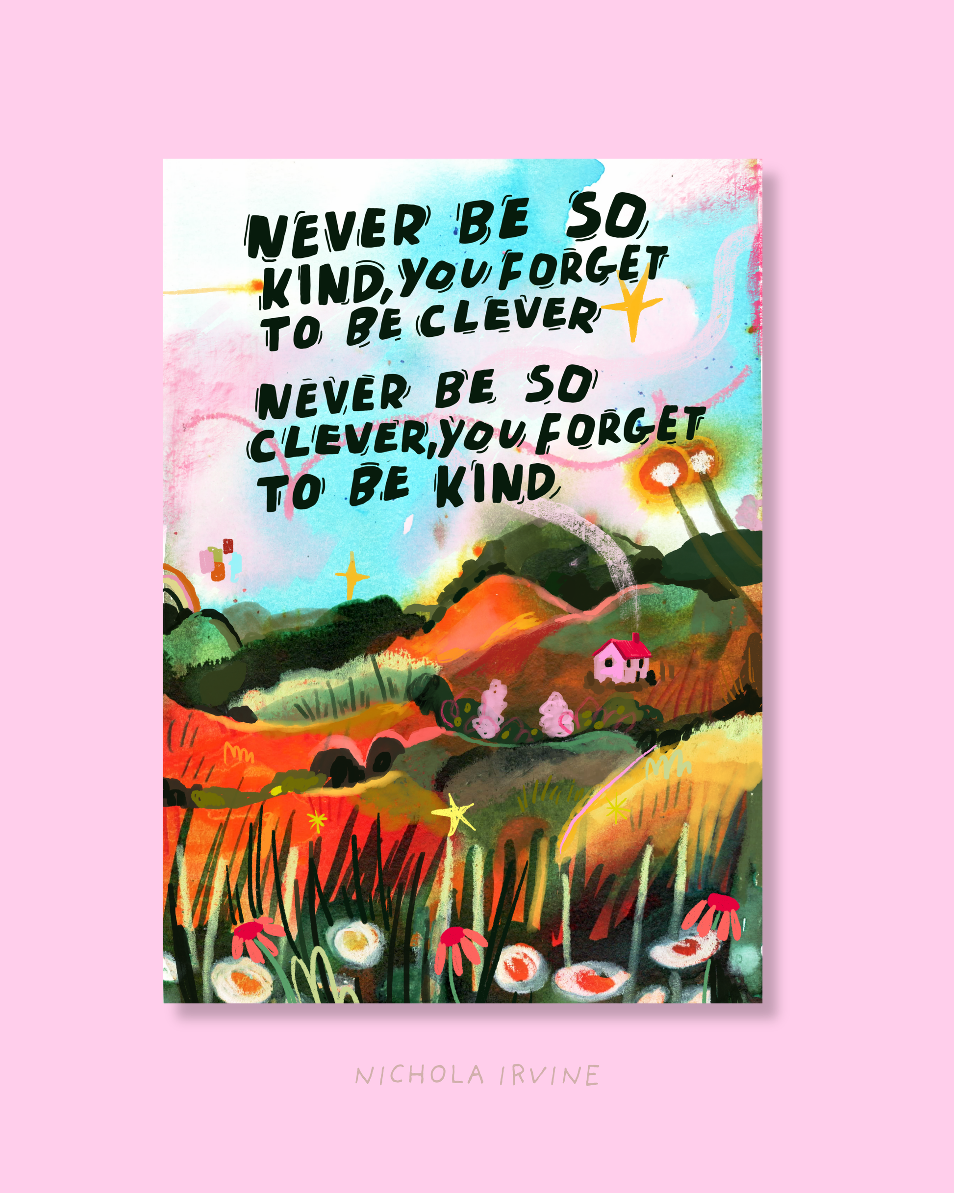 Clever & Kind Taylor Swift Art Print