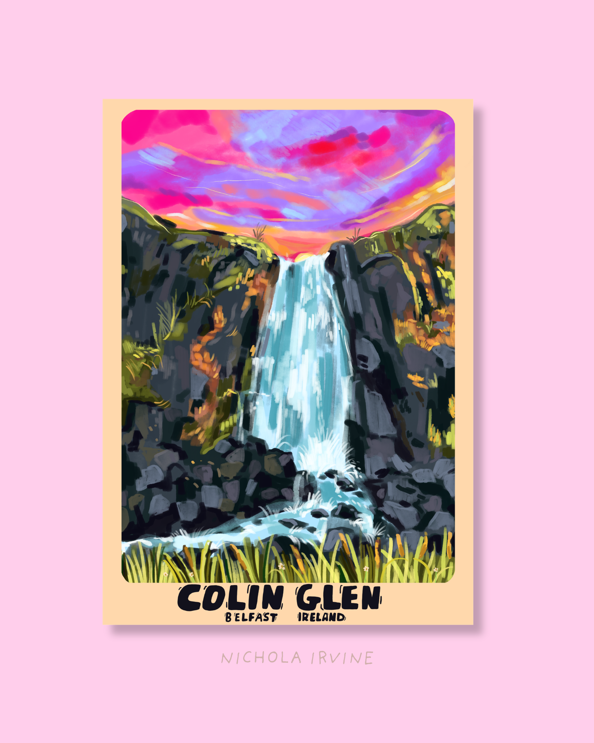Colin Glen West Belfast Ireland Art Print