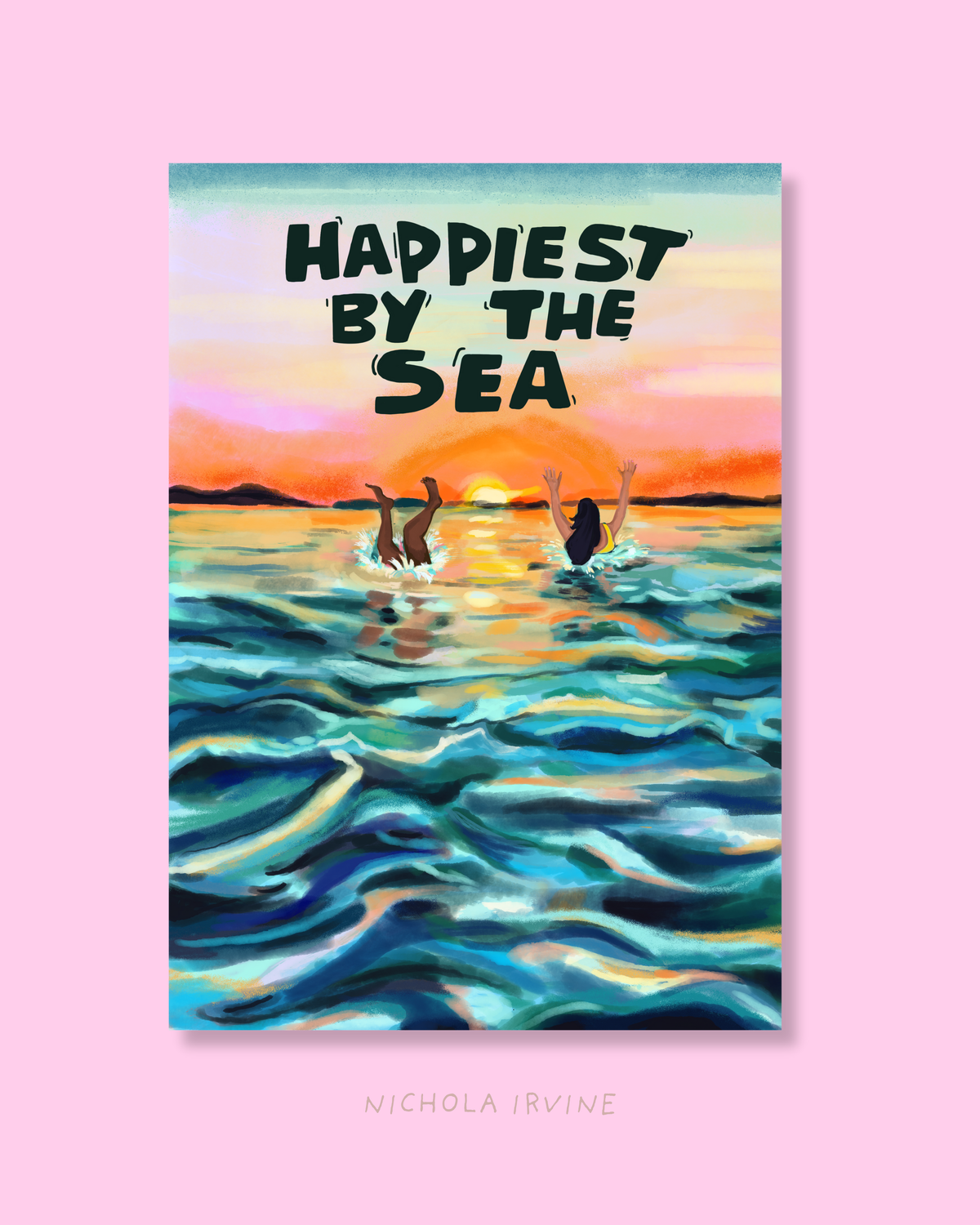 Sea Swimming Art Print