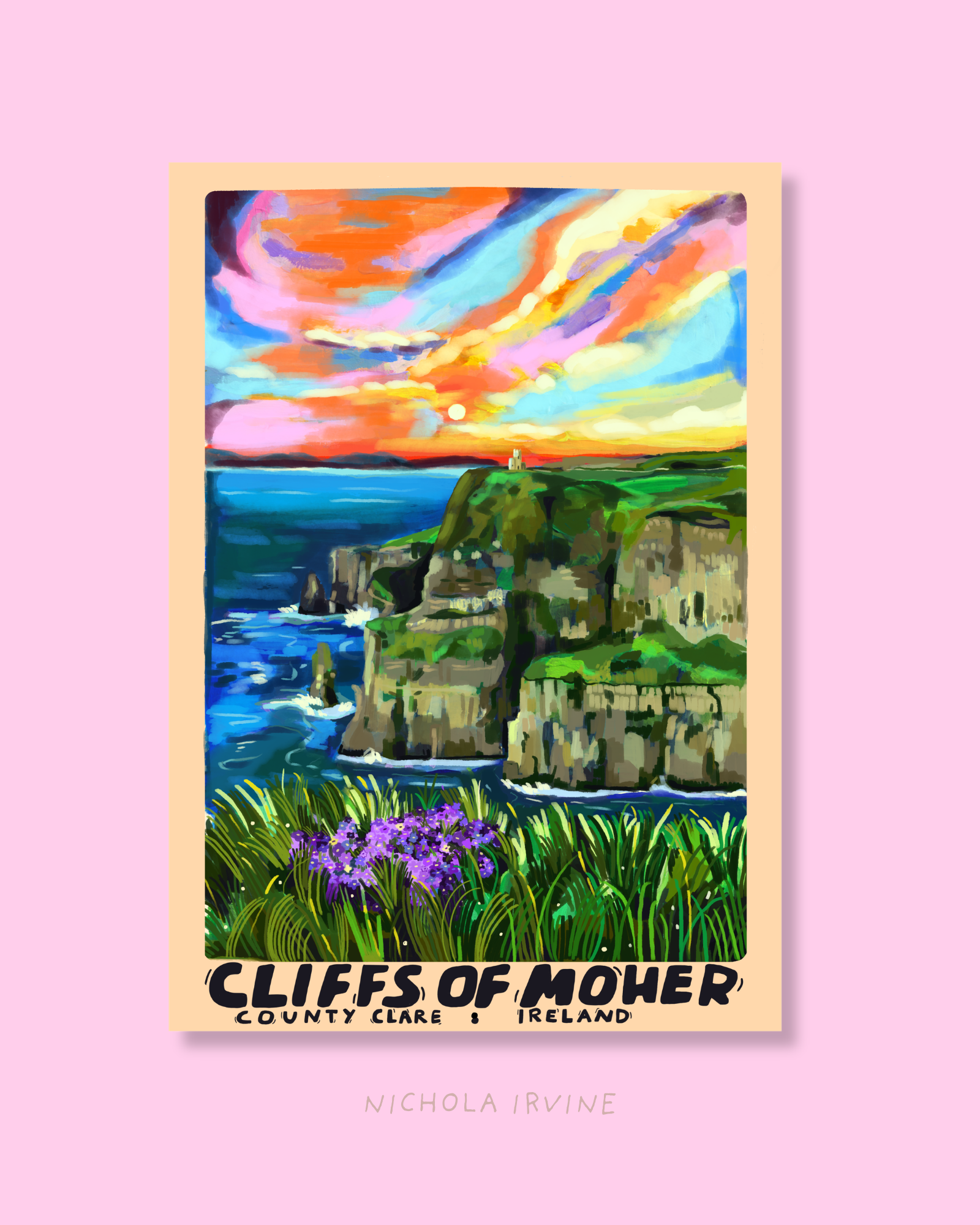 Cliffs of Moher Ireland Art Print