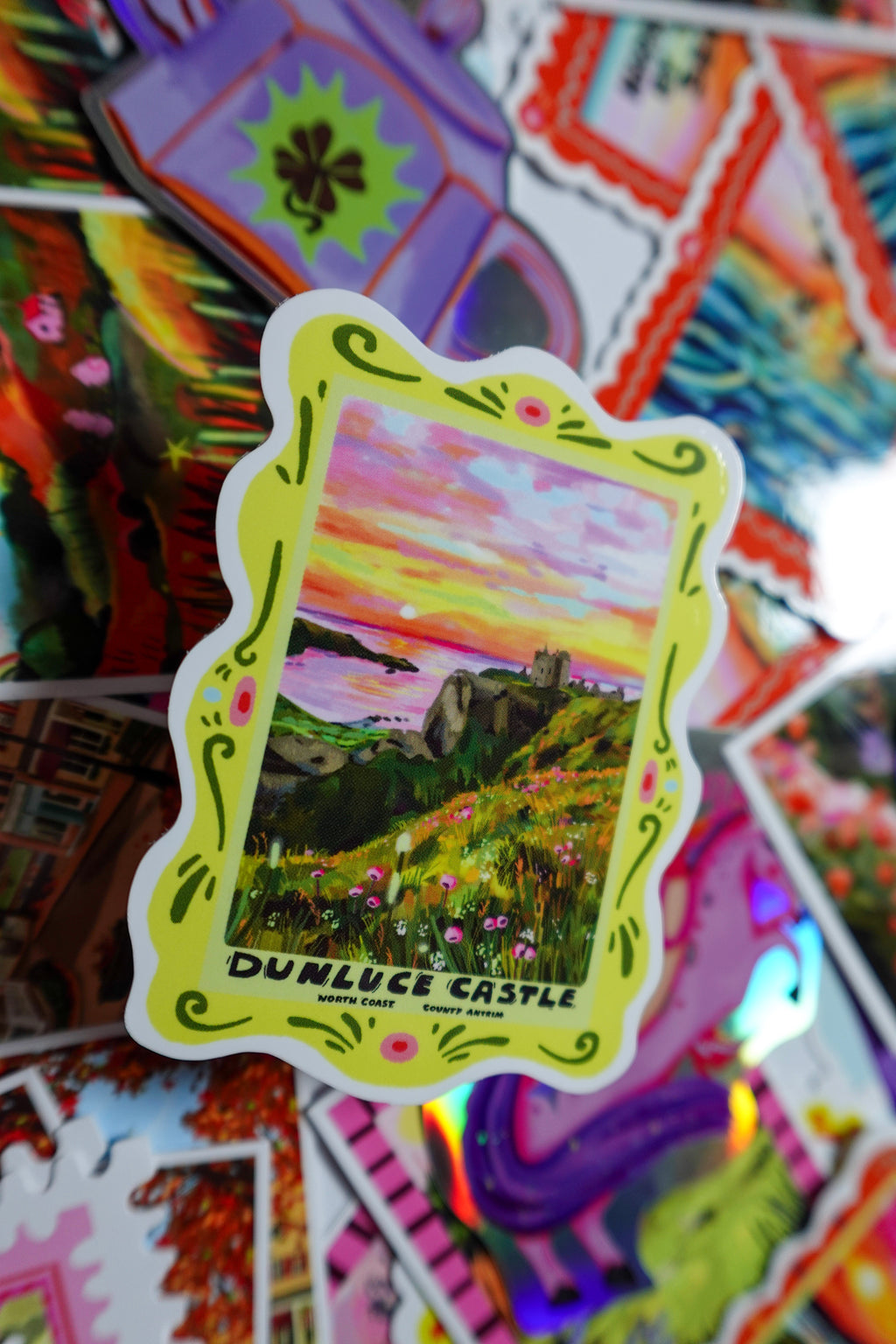 Dunluce Castle Vinyl Sticker