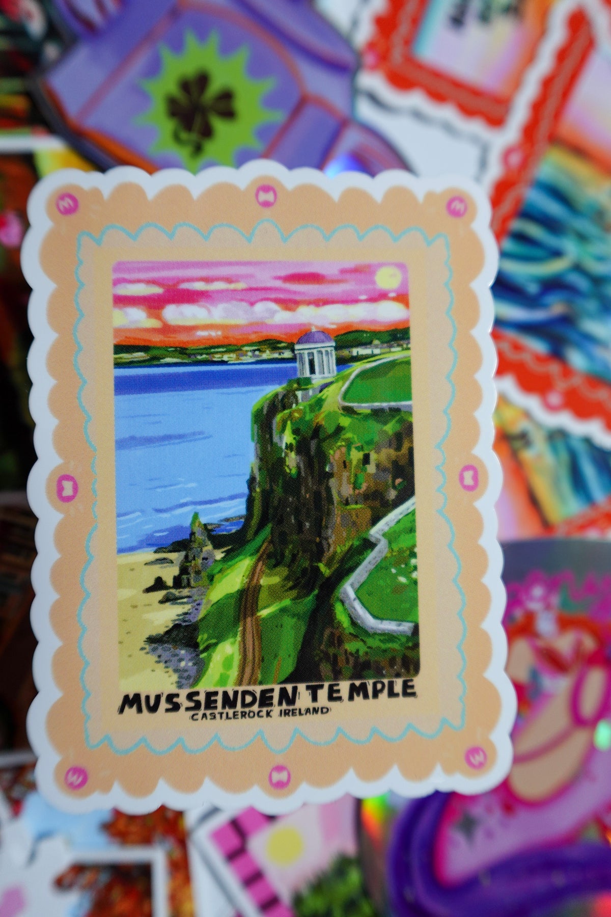 Munssenden Temple Sticker