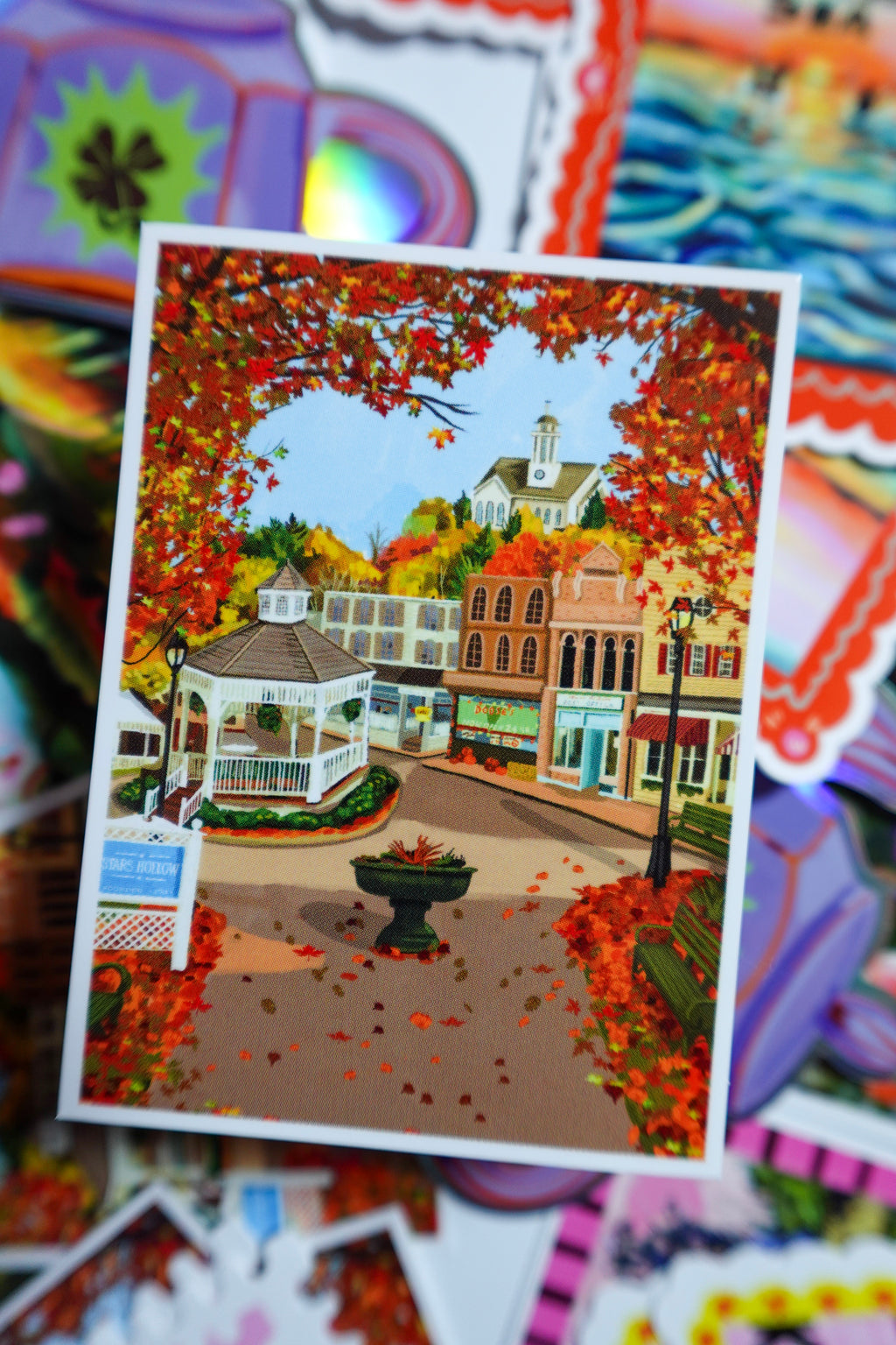 Stars Hollow Vinyl Sticker