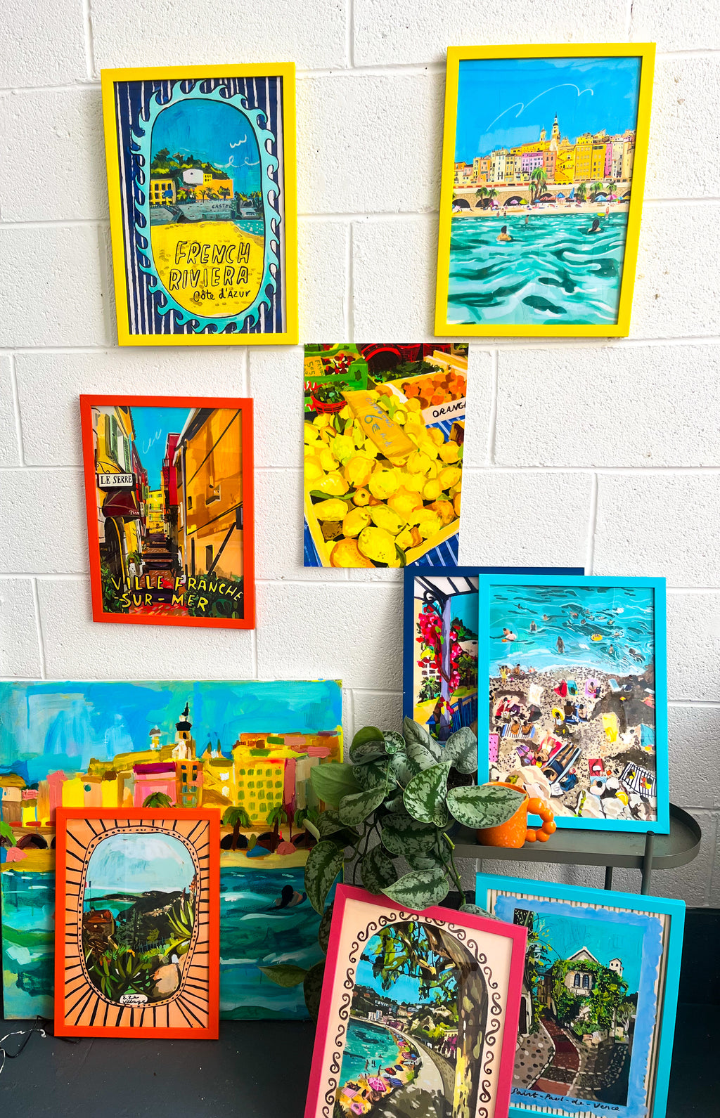 ÉZE Village , French Riviera Art Print
