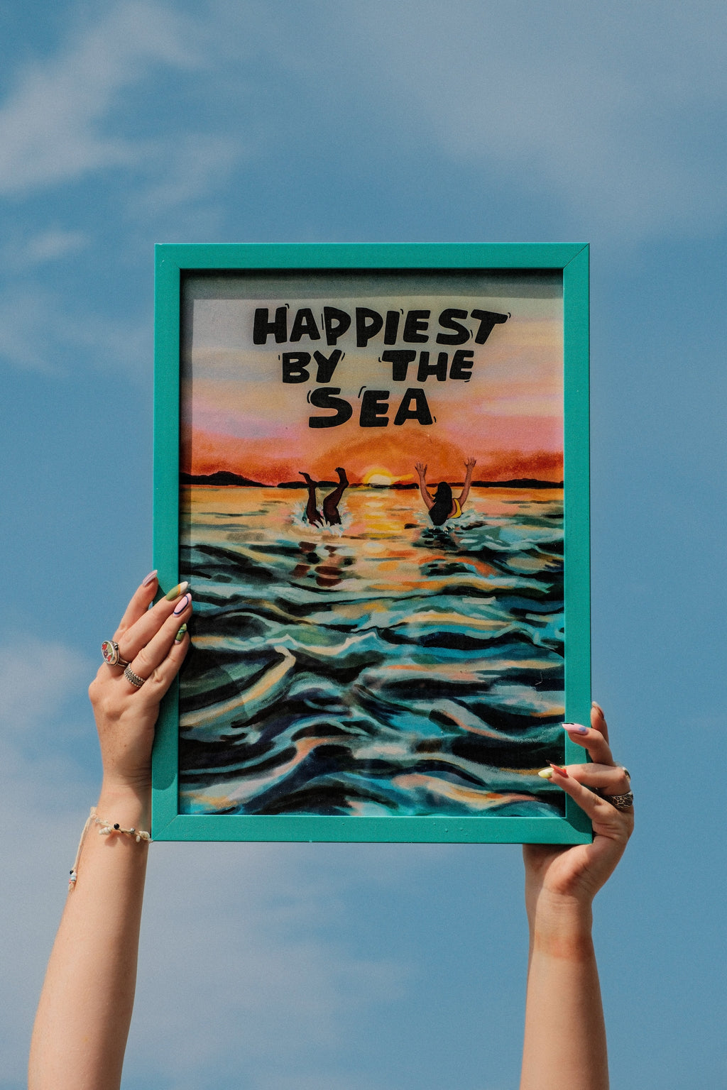 Sea Swimming Art Print