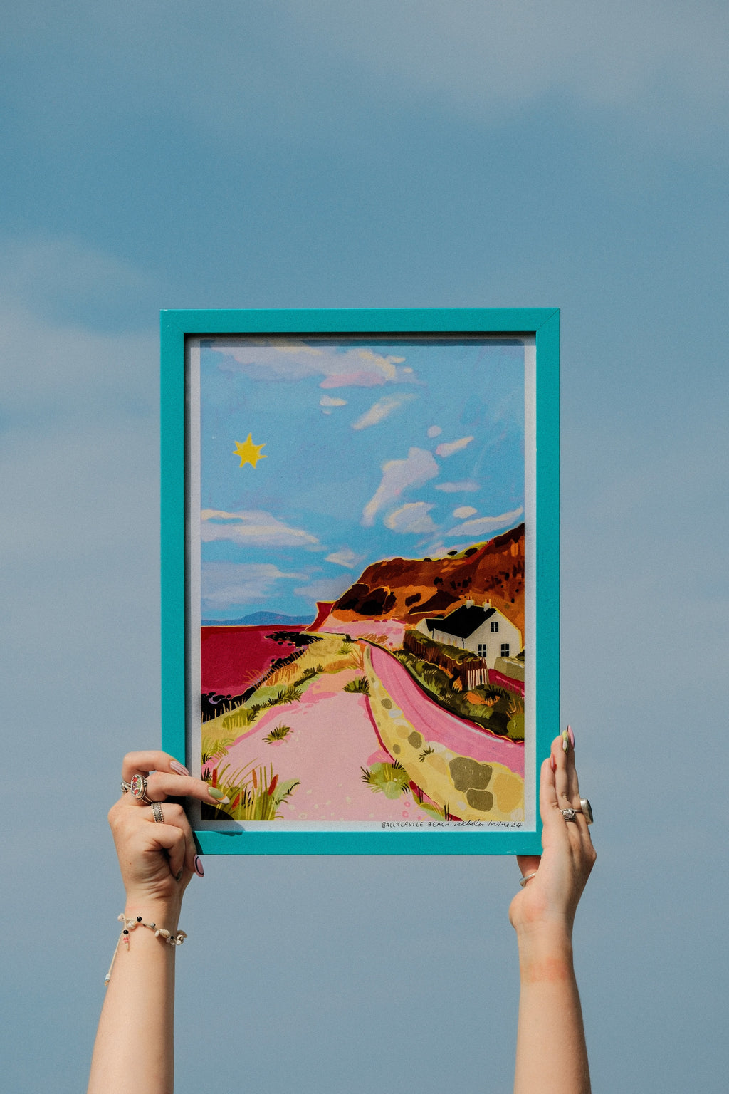 Ballycastle Beach Art Print