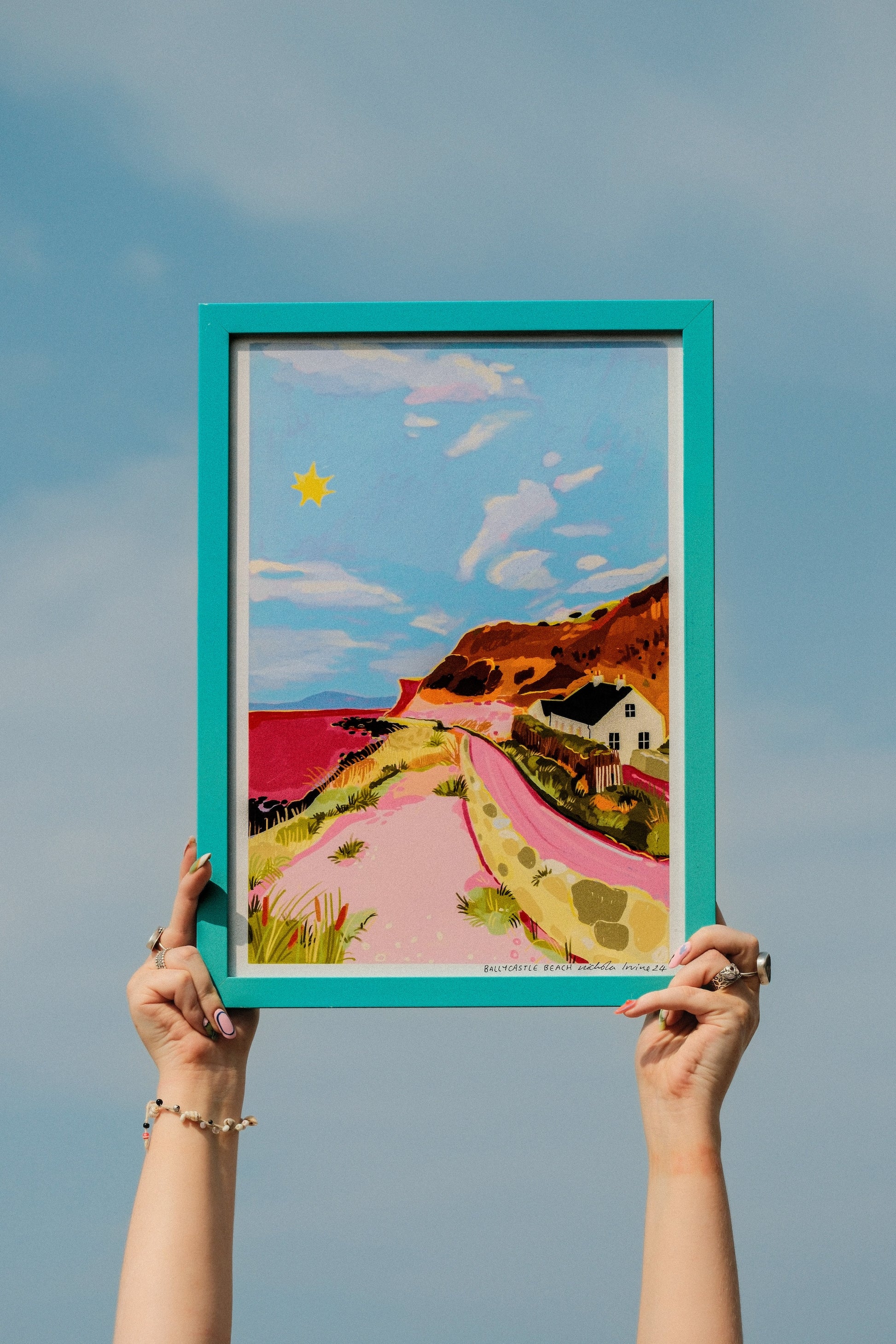 Ballycastle Beach Art Print