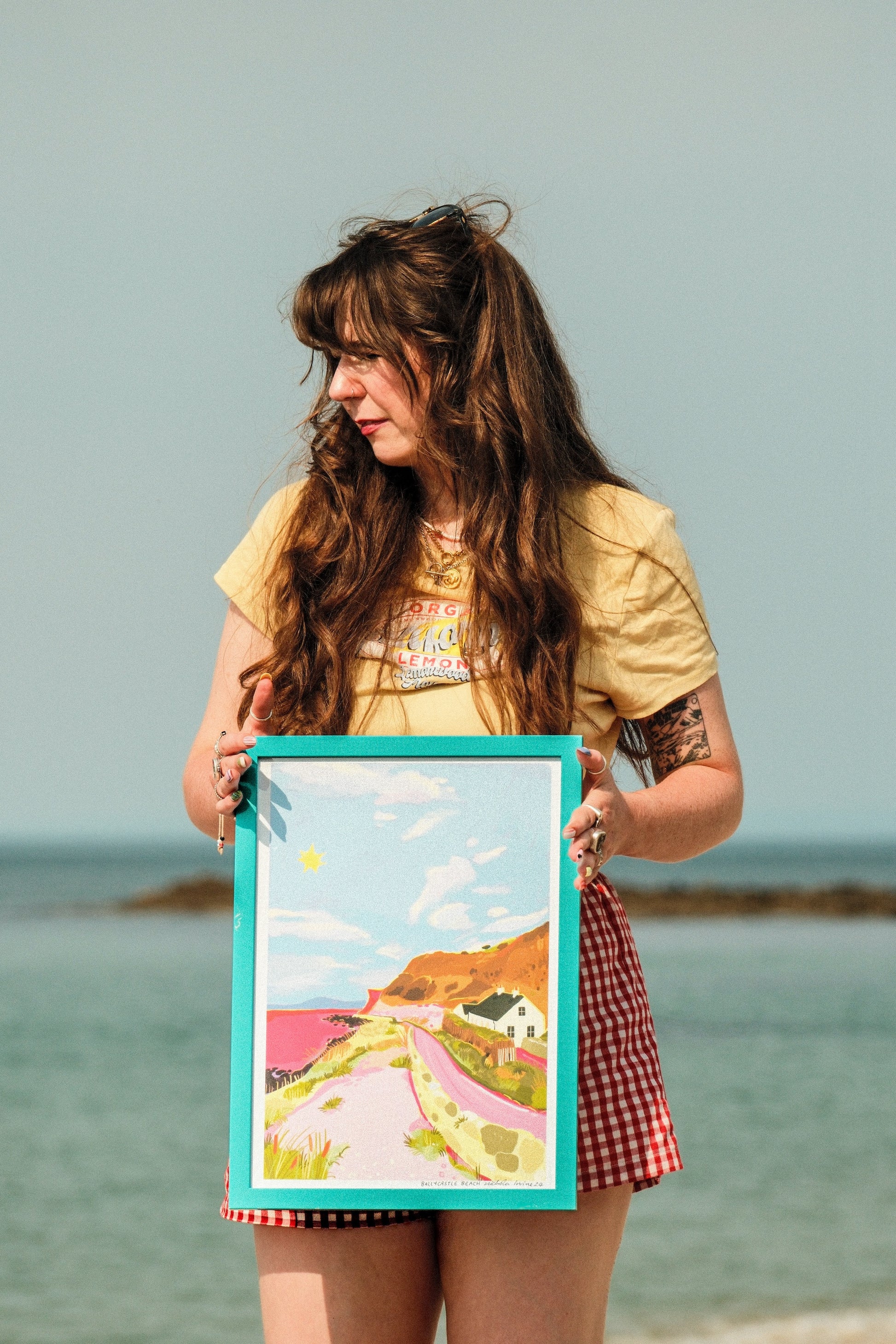 Ballycastle Beach Art Print