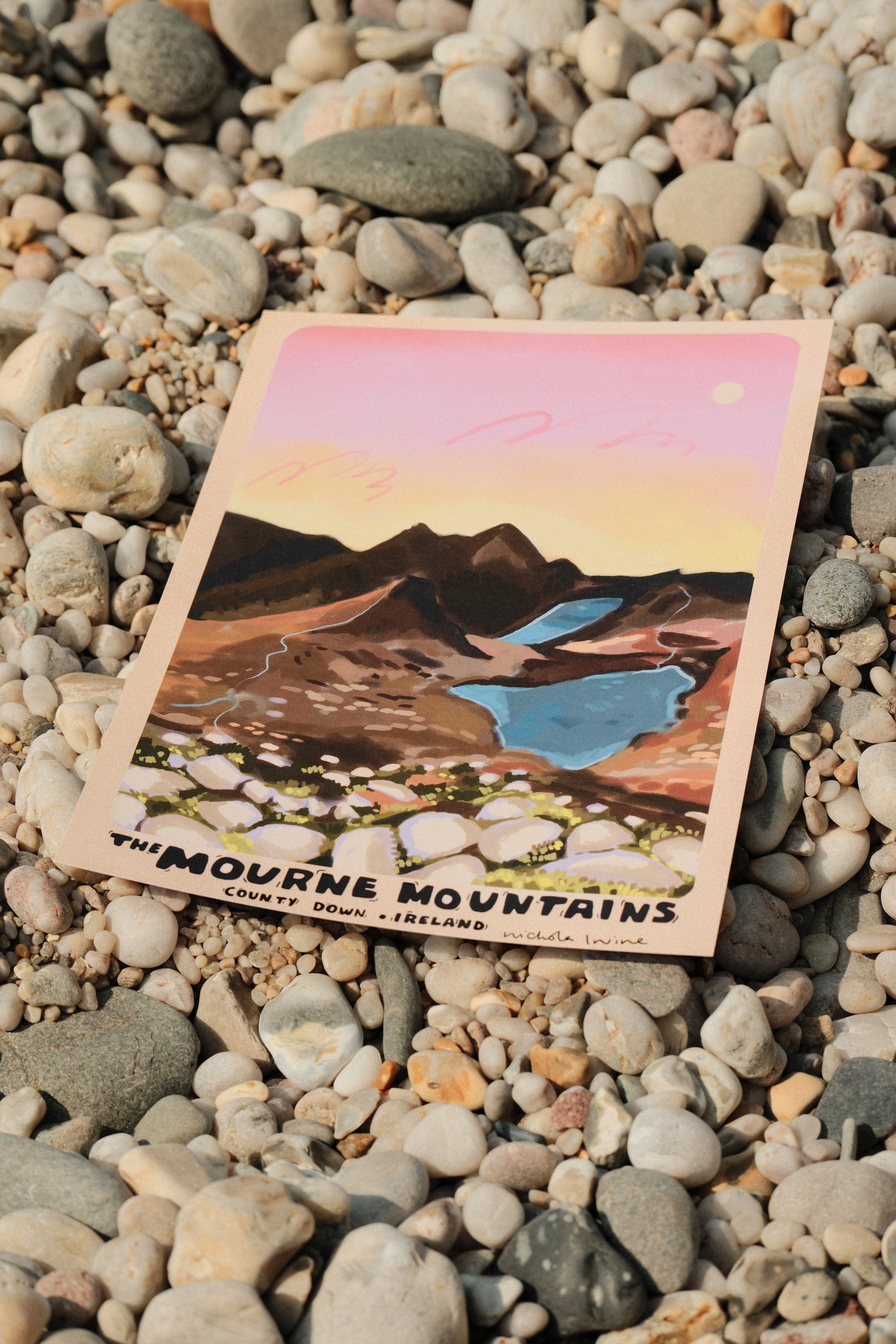 Mourne Mountains Ireland Art Print
