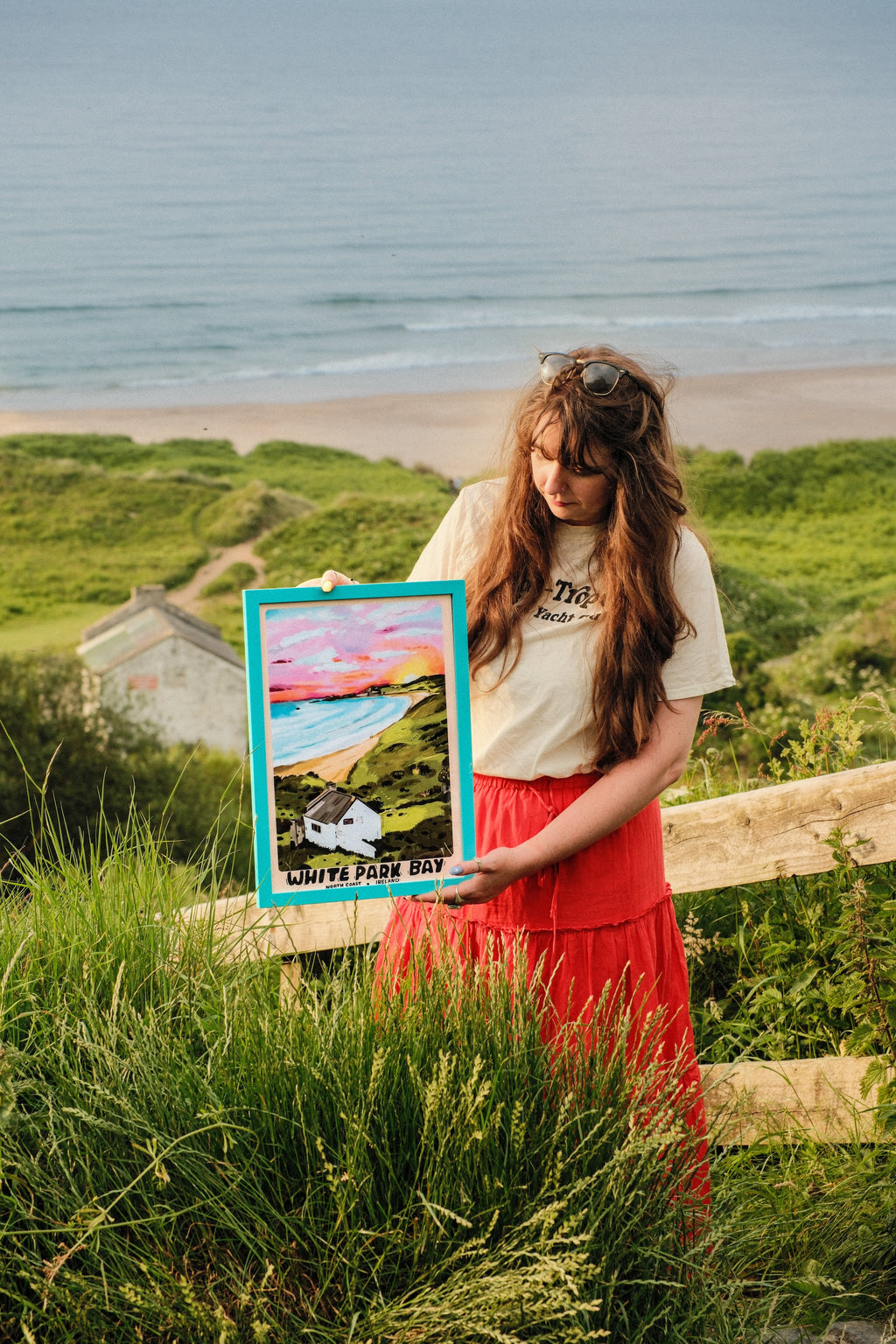White Park Bay Ireland Art Print