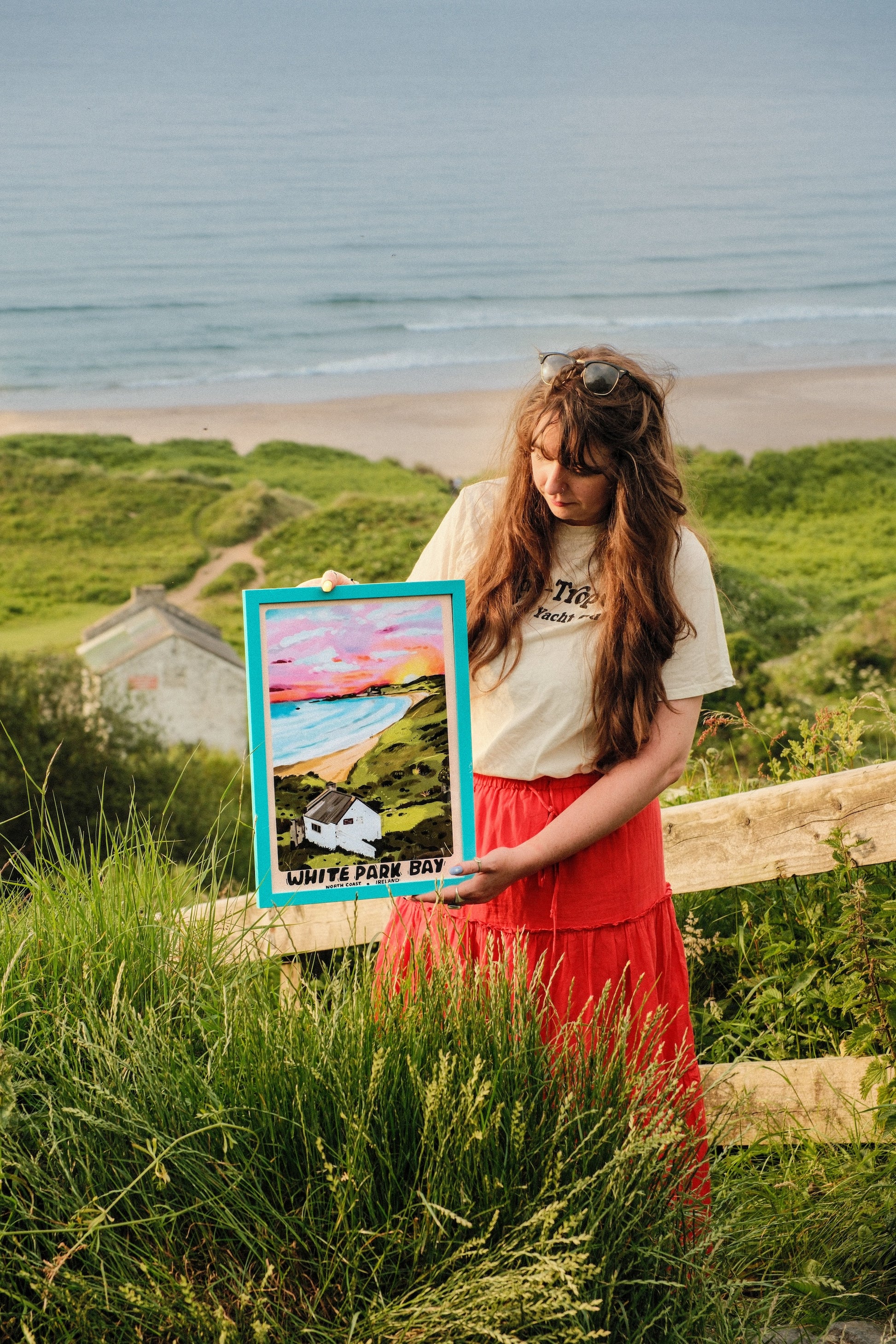 White Park Bay Ireland Art Print