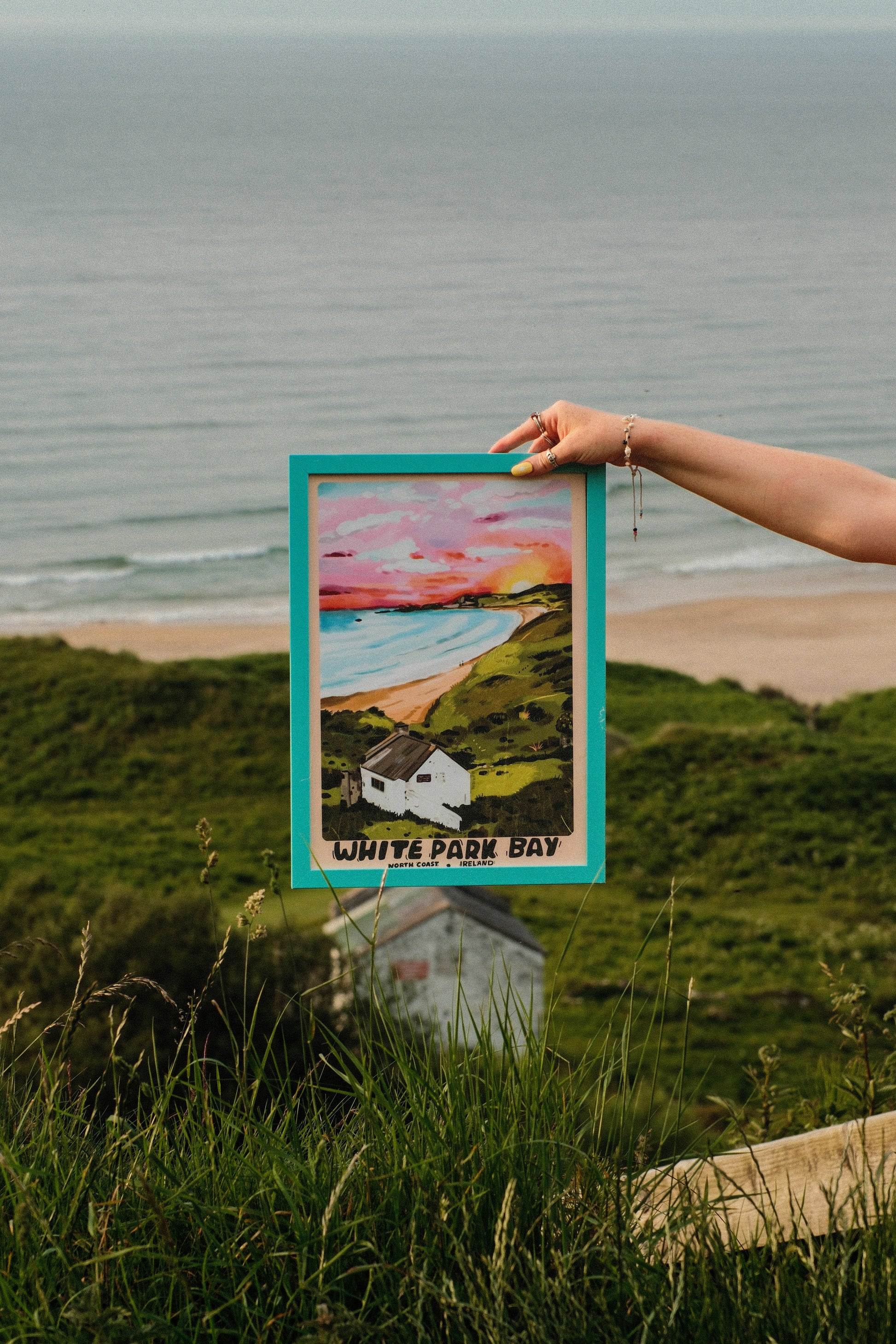 White Park Bay Ireland Art Print