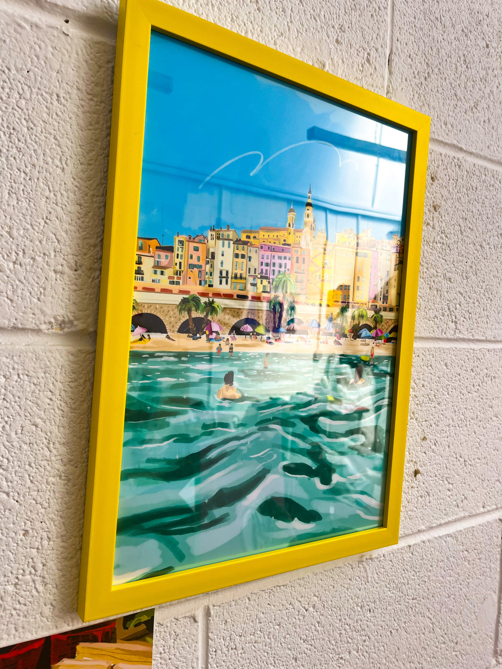 Menton , French Riviera Art Print