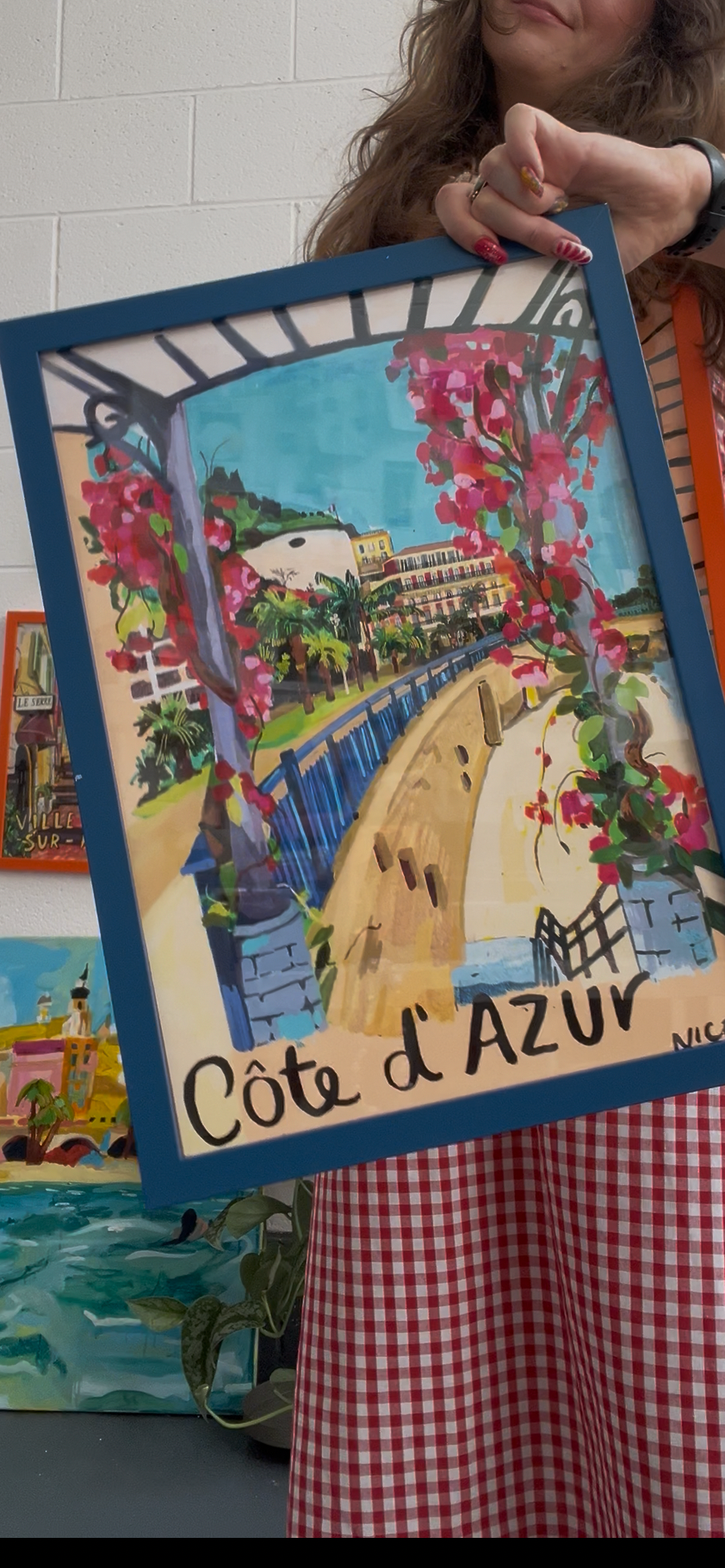 Côte ď Azur Nice Art Print
