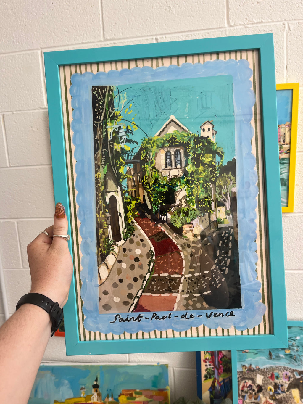 St Paul de Vence , French Riviera Art Print