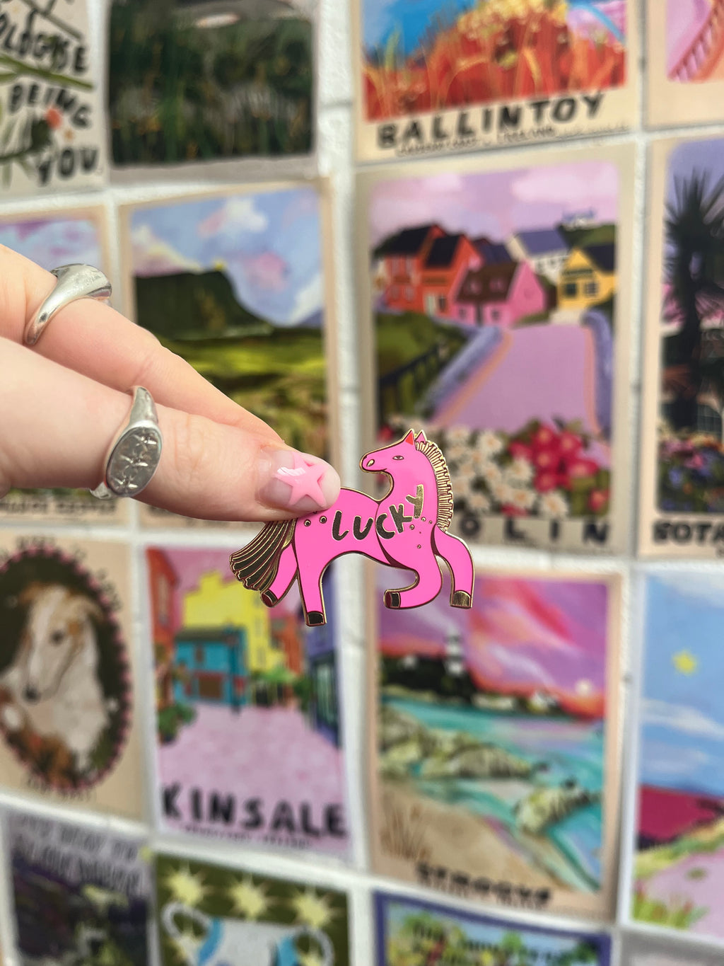 Lucky Horse Enamel Pin