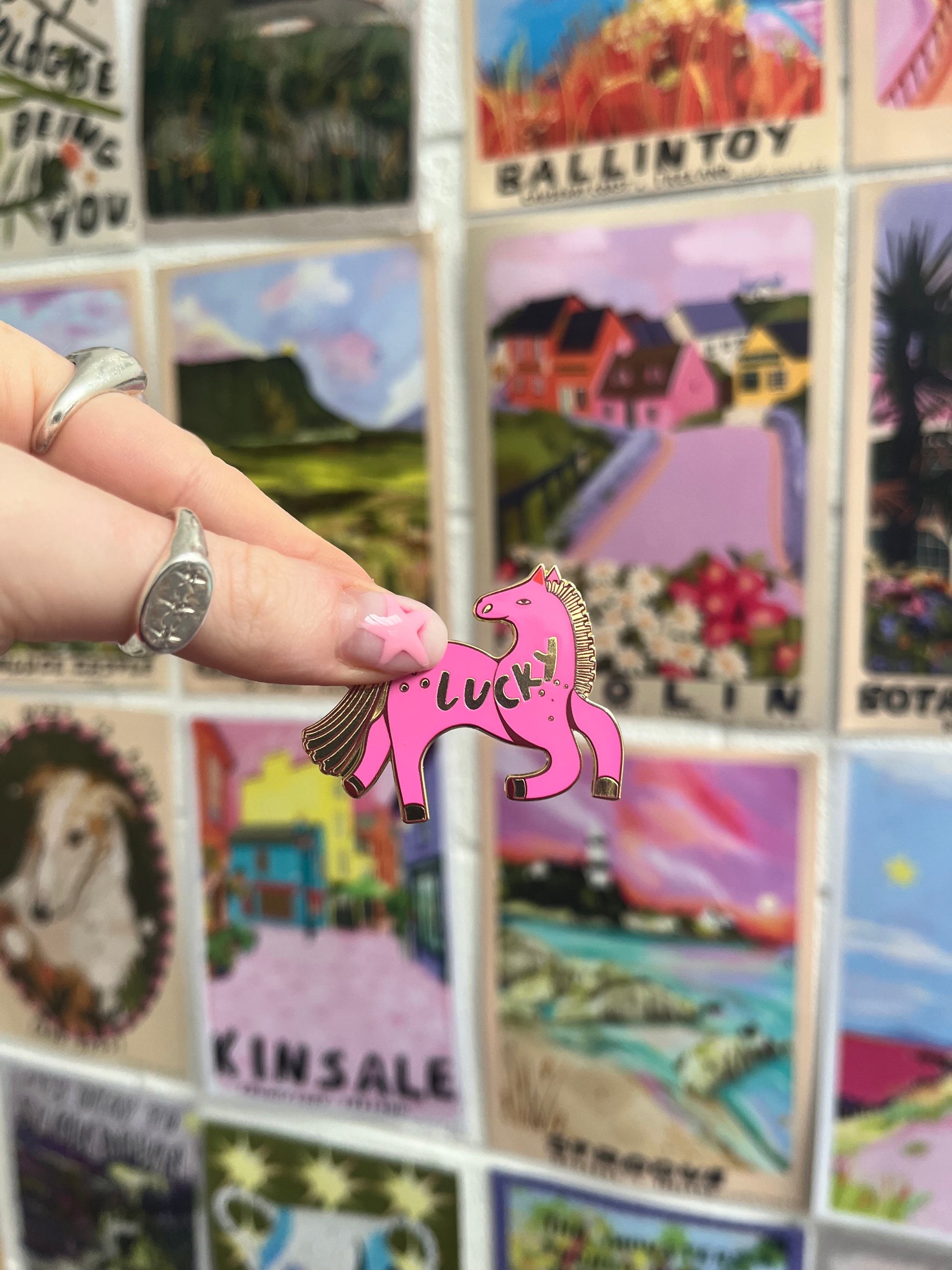 Lucky Horse Enamel Pin
