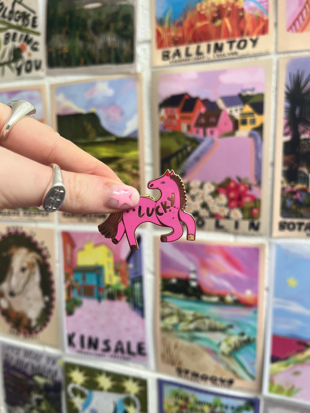 Lucky Horse Enamel Pin