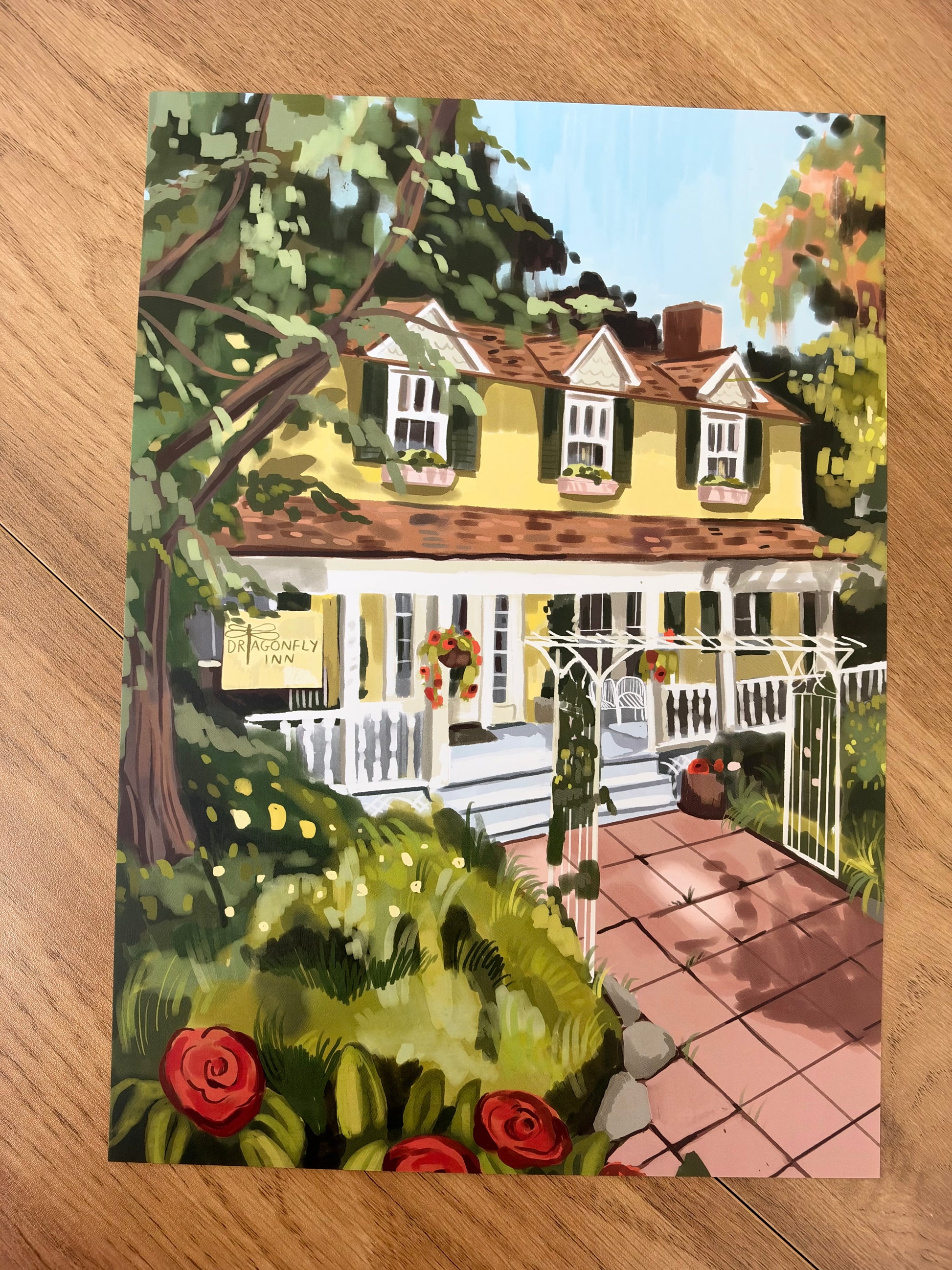 Dragonfly inn Gilmore Girls Art Print