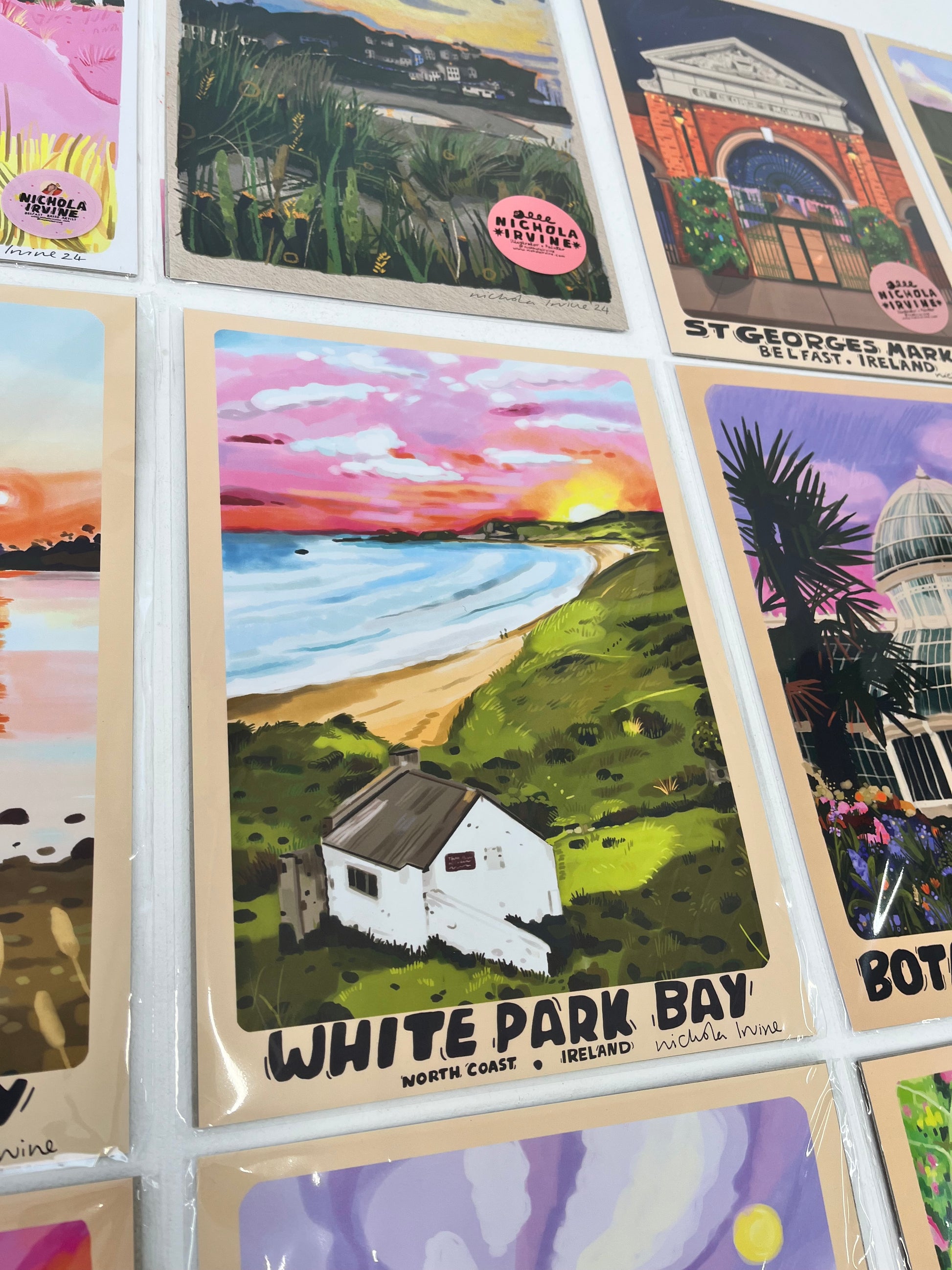 White Park Bay Ireland Art Print