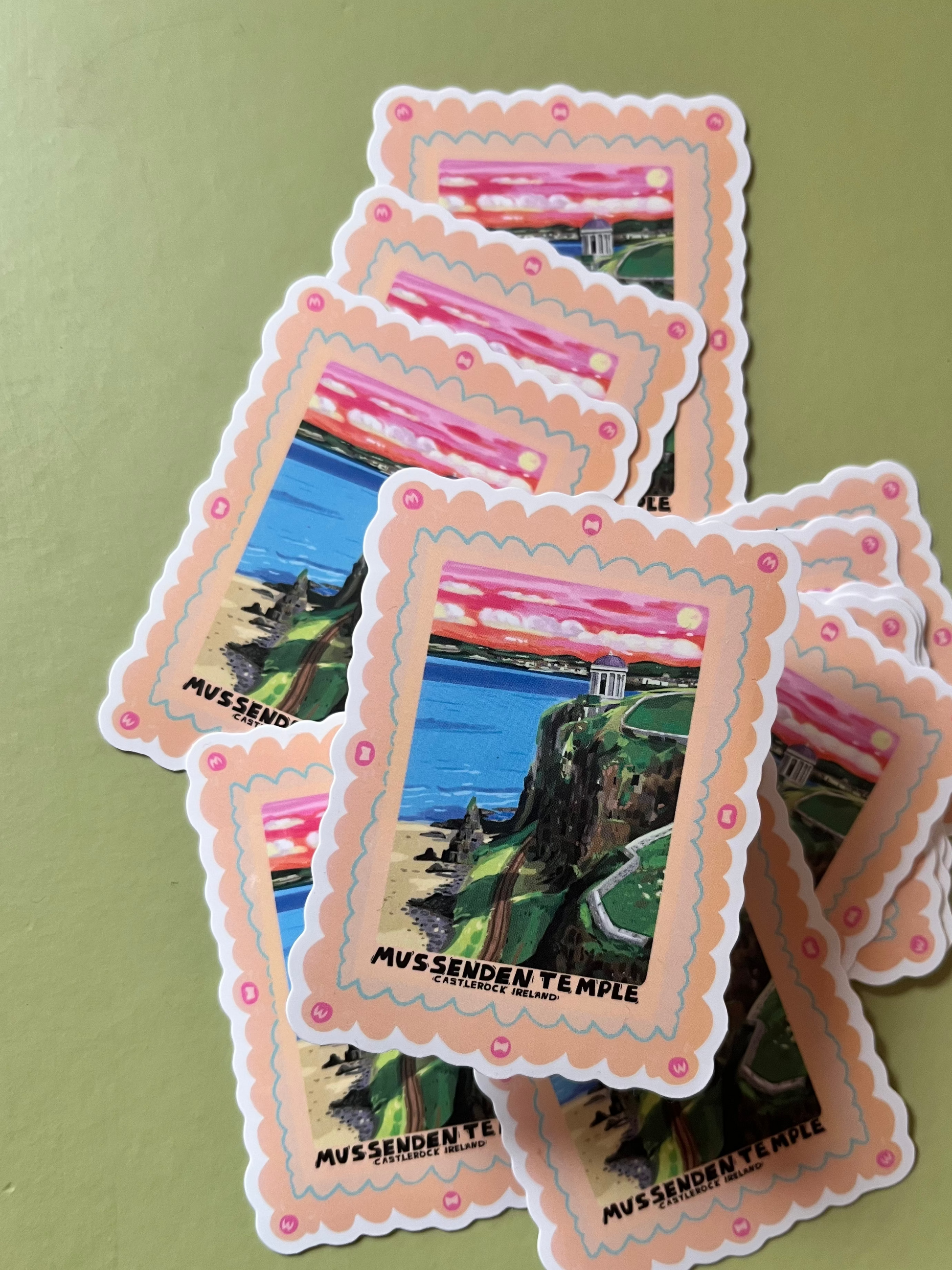 Munssenden Temple Sticker