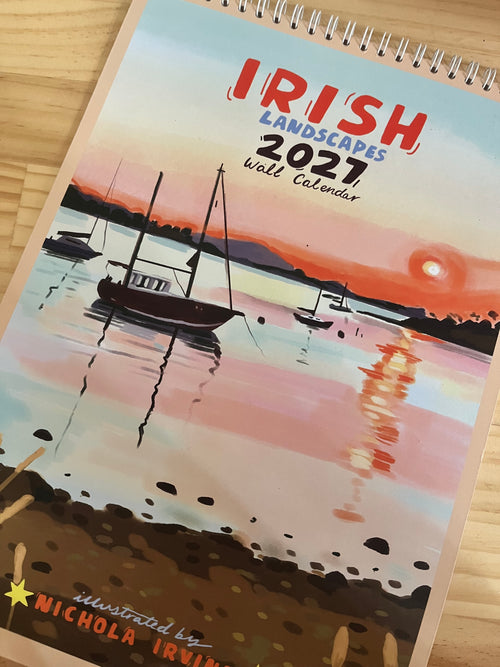 2027 Calendar- Irish Landscapes -ROSTREVOR,MOURNE MOUNTAINS, WHITEPARK BAY, CARRICK A REDE, MUSSENDEN, GIANTS CAUSEWAY AND MORE