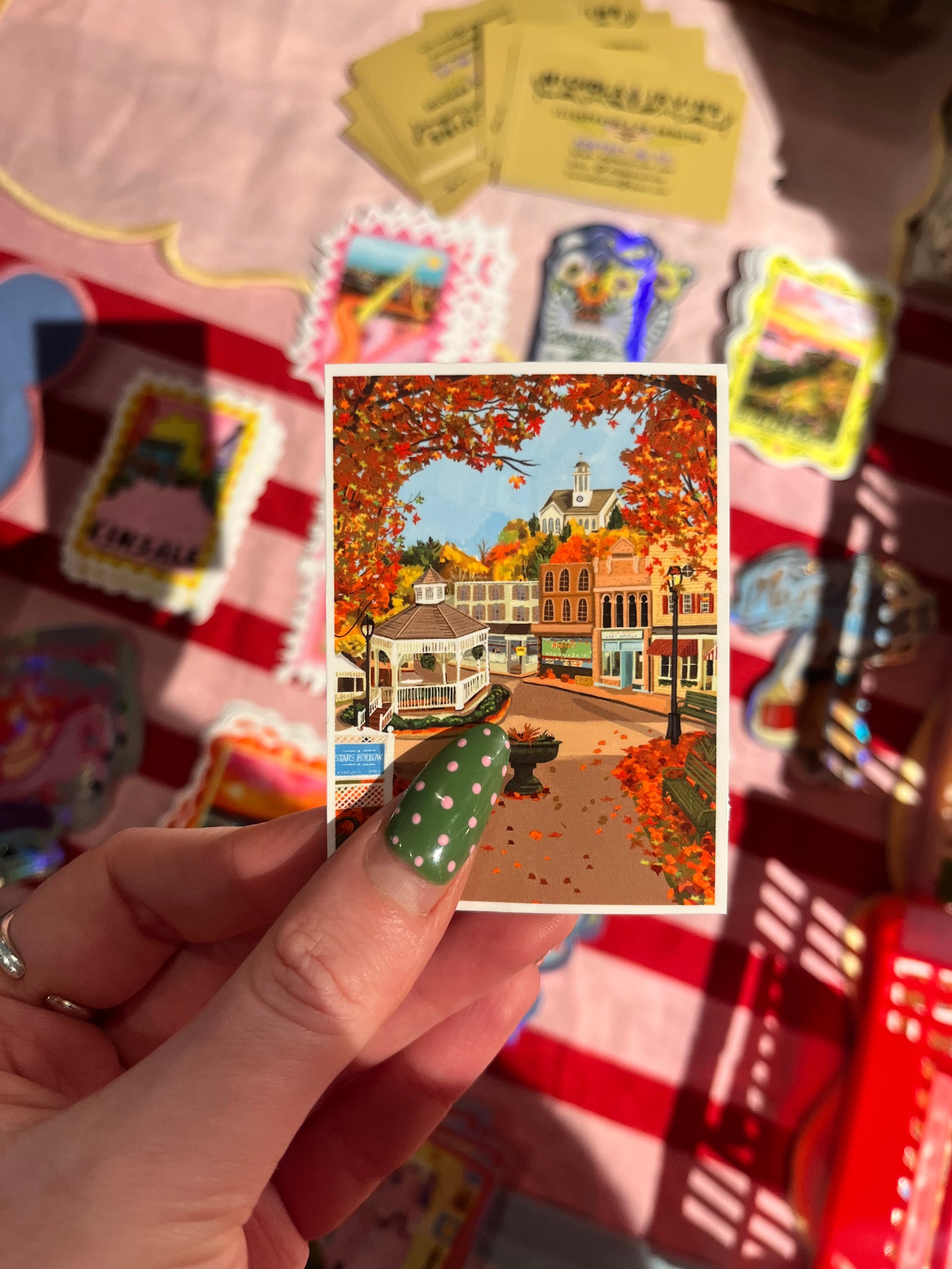 Stars Hollow Vinyl Sticker