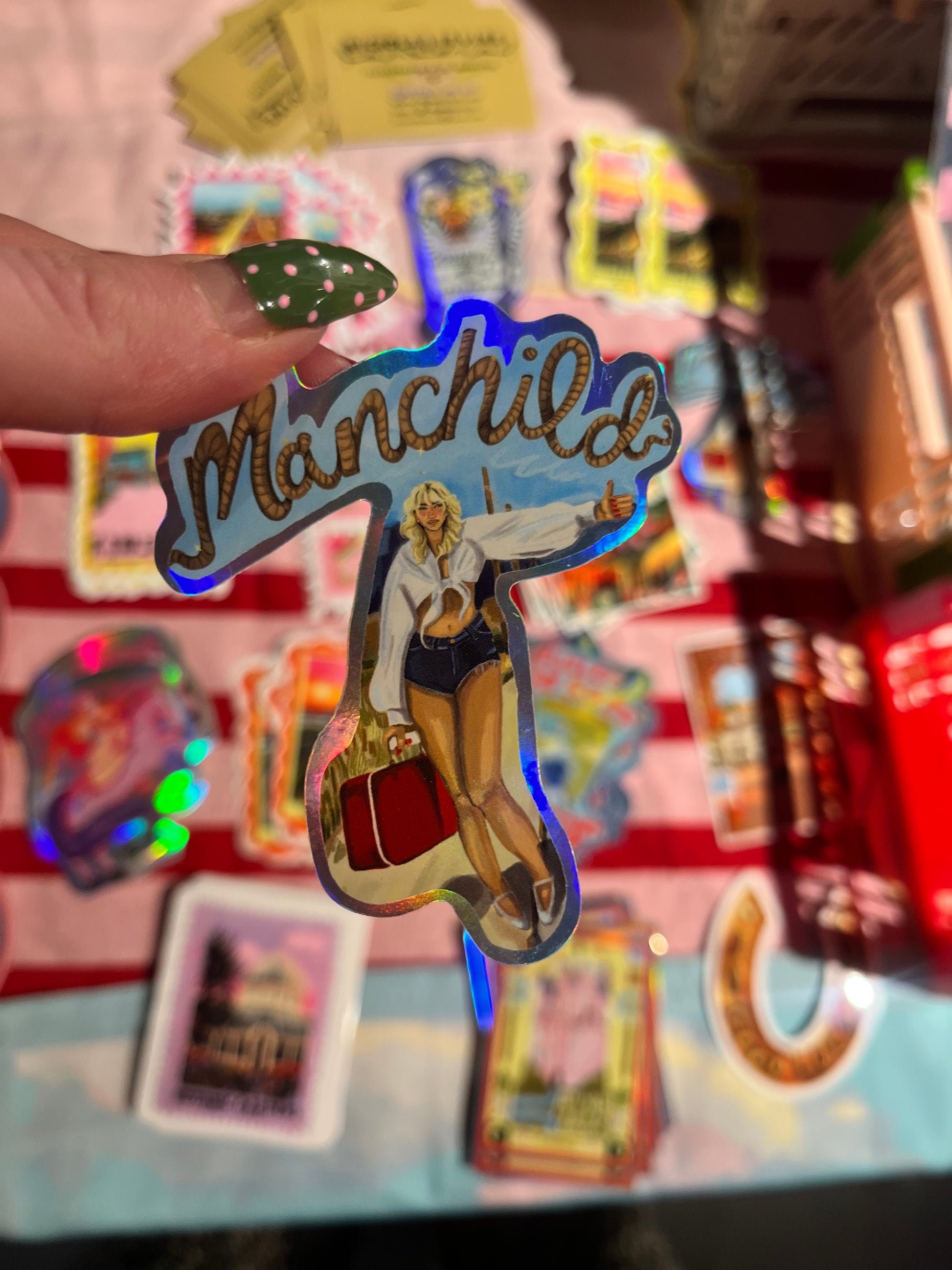 Manchild Vinyl Holo Sticker