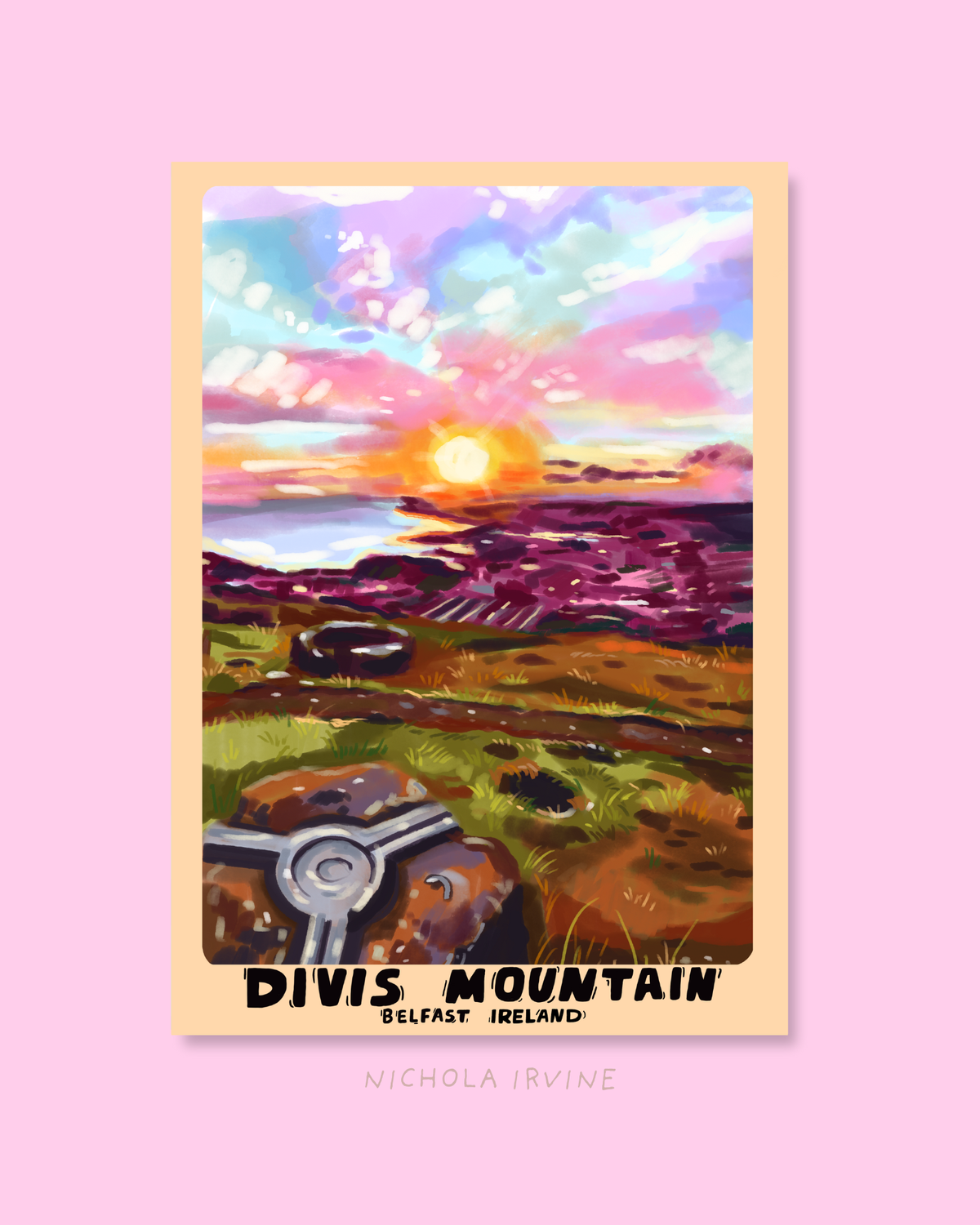 Divis Mountain Ireland Art Print