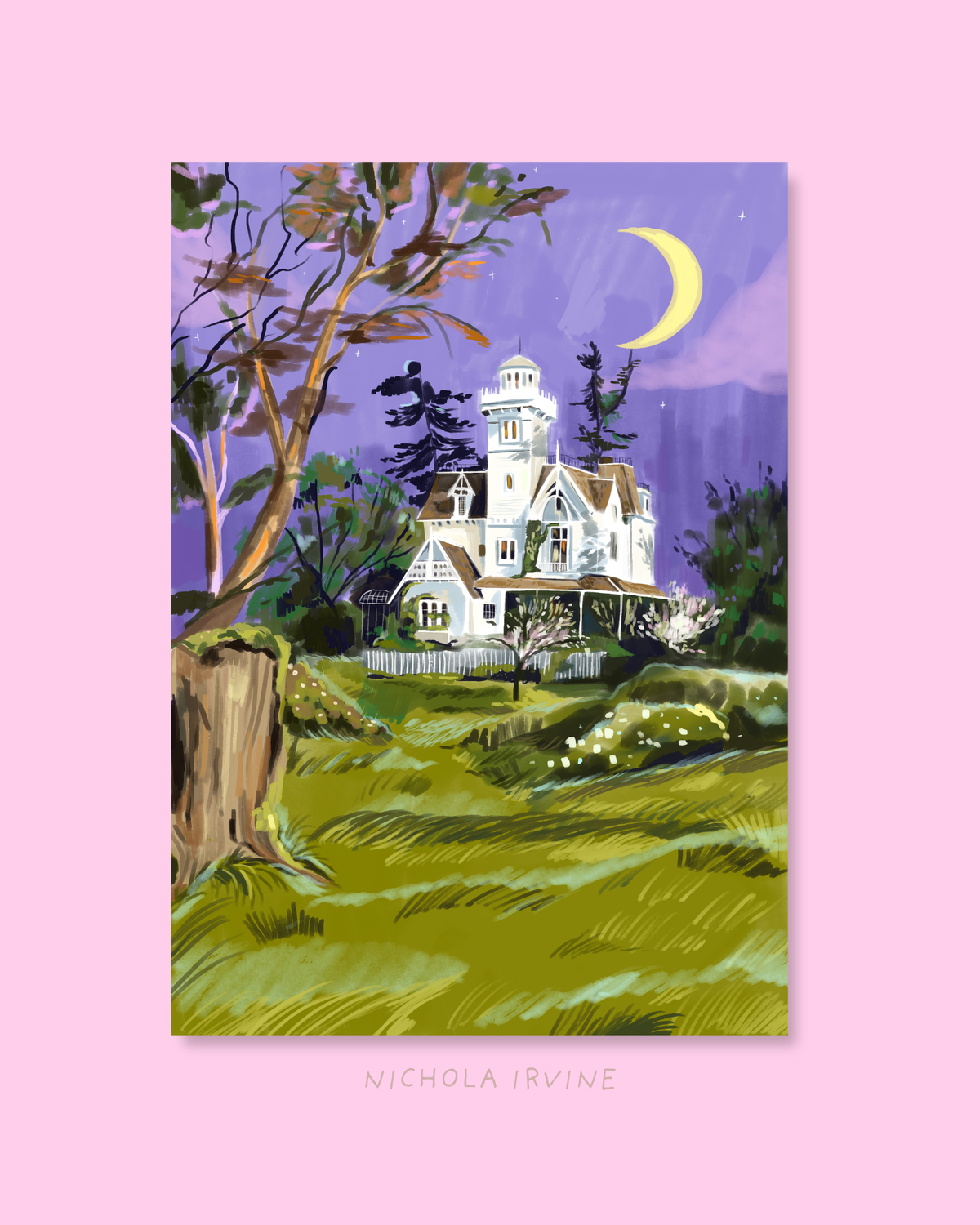 Practical Magic House, Movie,  Art Print