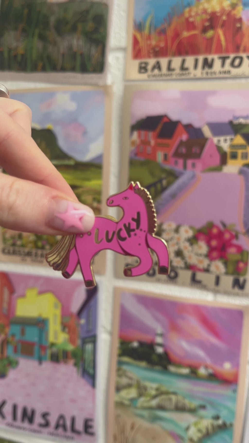 Lucky Horse Enamel Pin