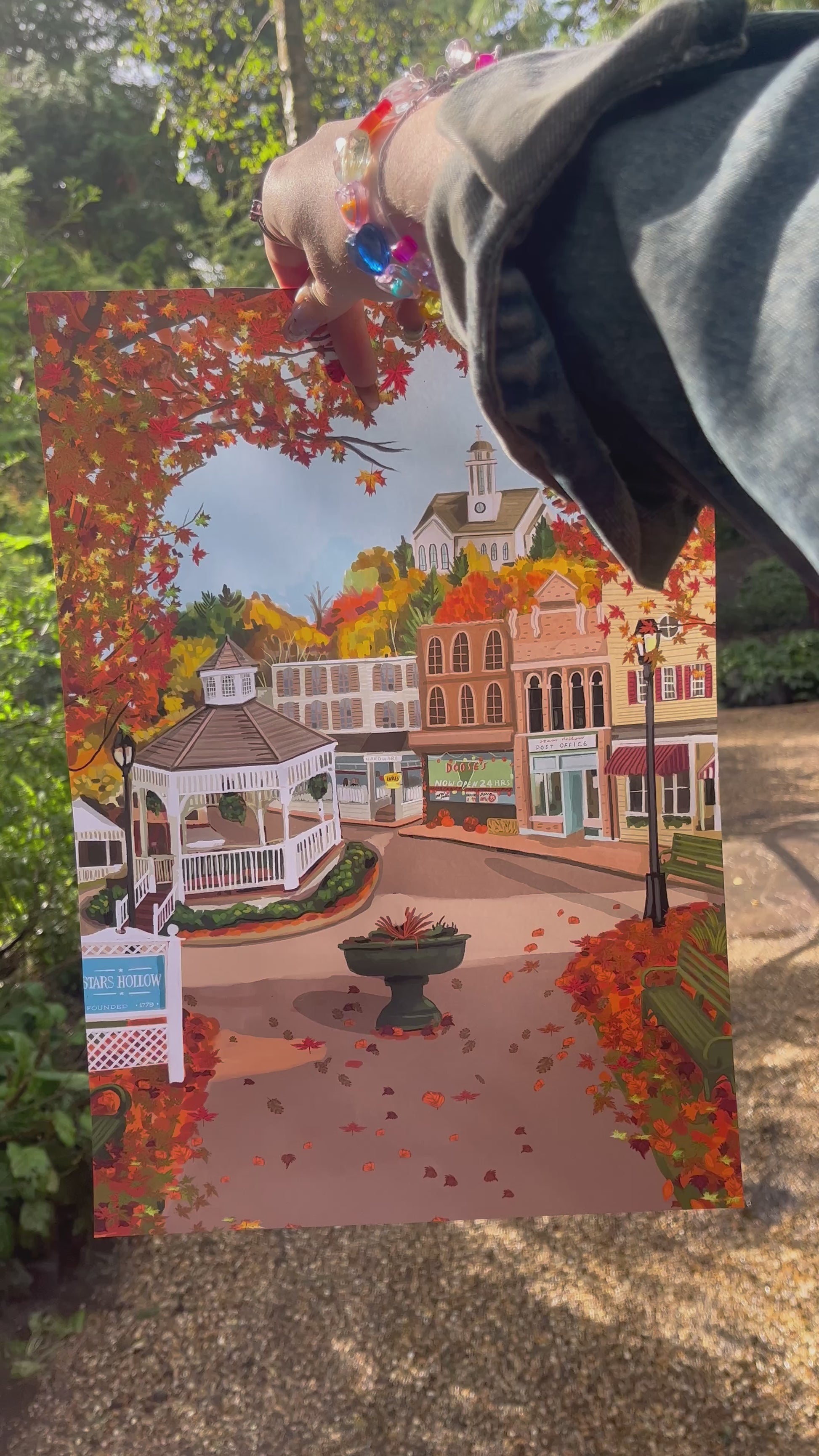 Stars Hollow Gilmore Girls Art Print