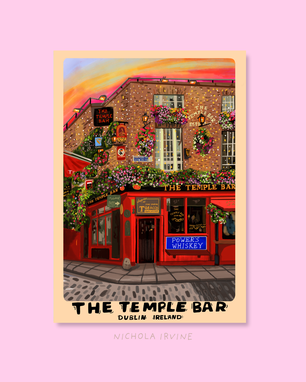 Temple Bar, Ireland Art Print